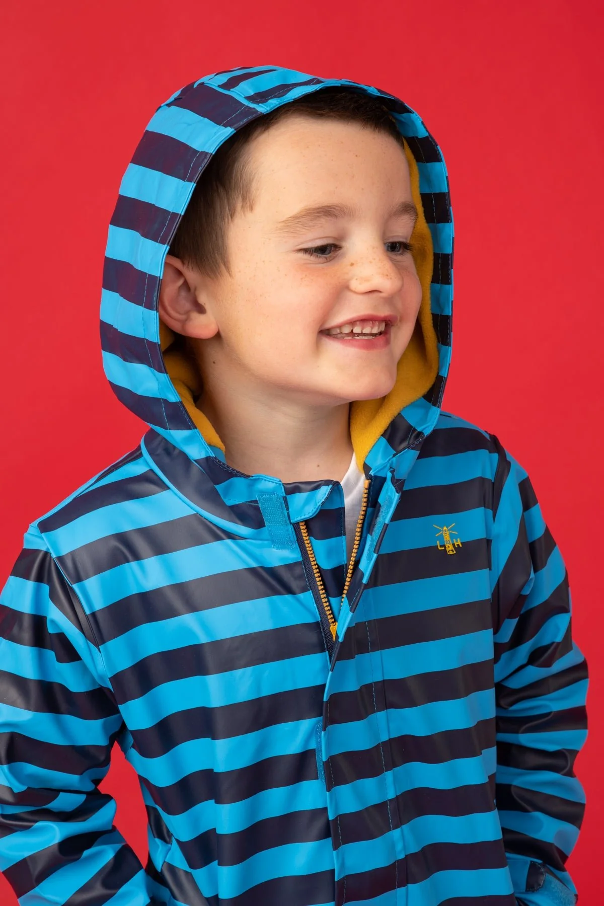 Adam Coat - Blue Eclipse Stripe - Image 3