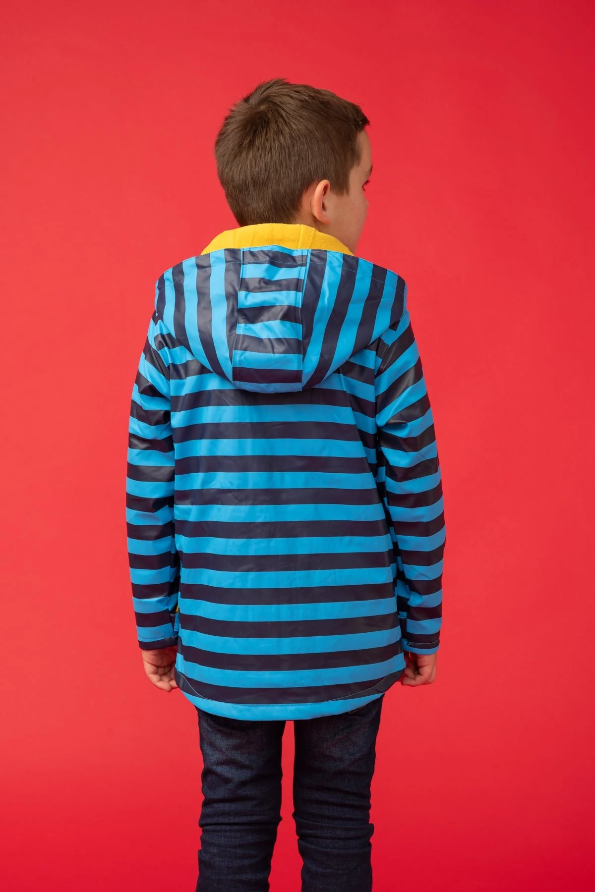 Adam Coat - Blue Eclipse Stripe - Image 4