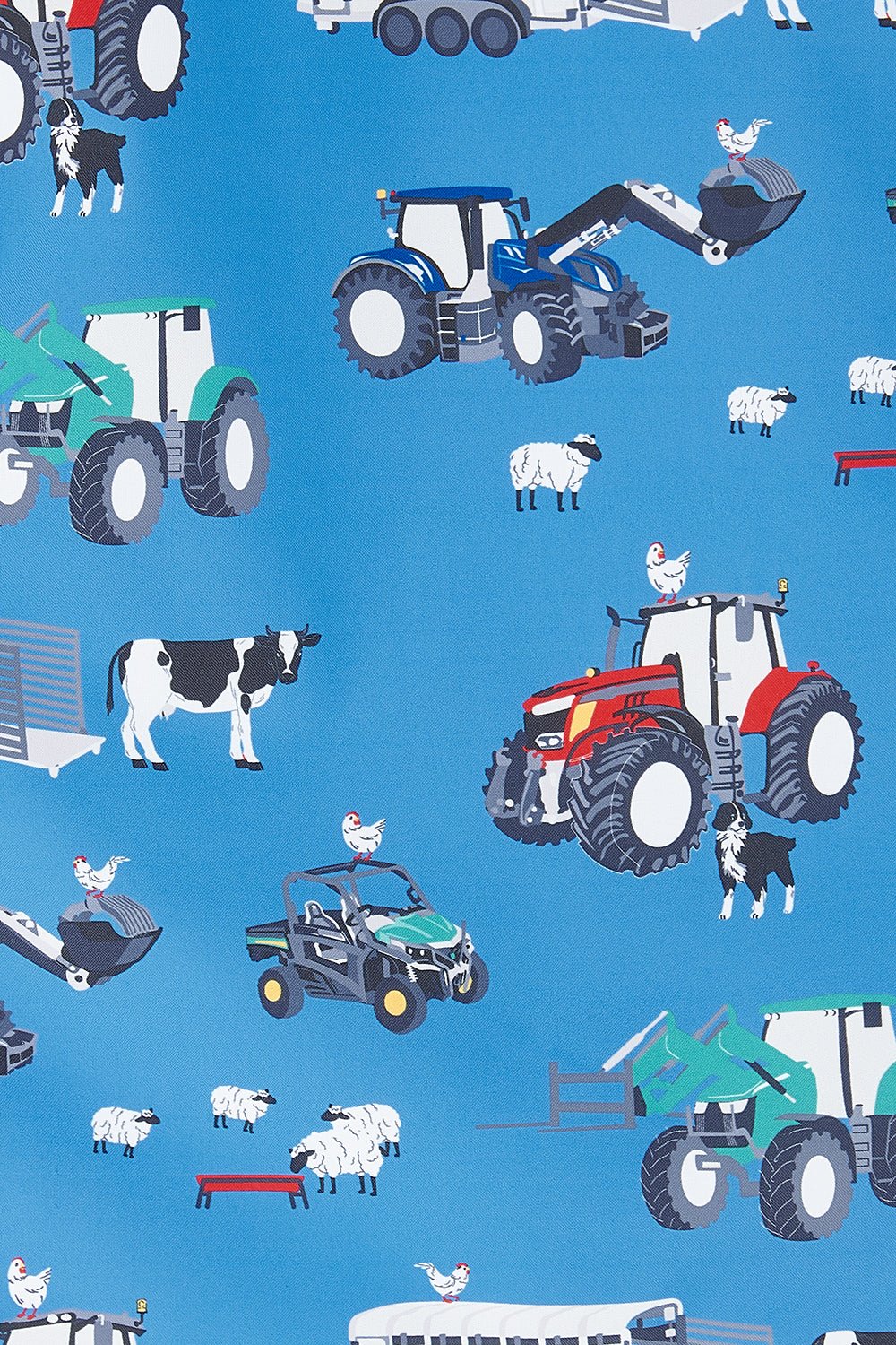 Alex Gilet - Blue Farm Print - Image 8