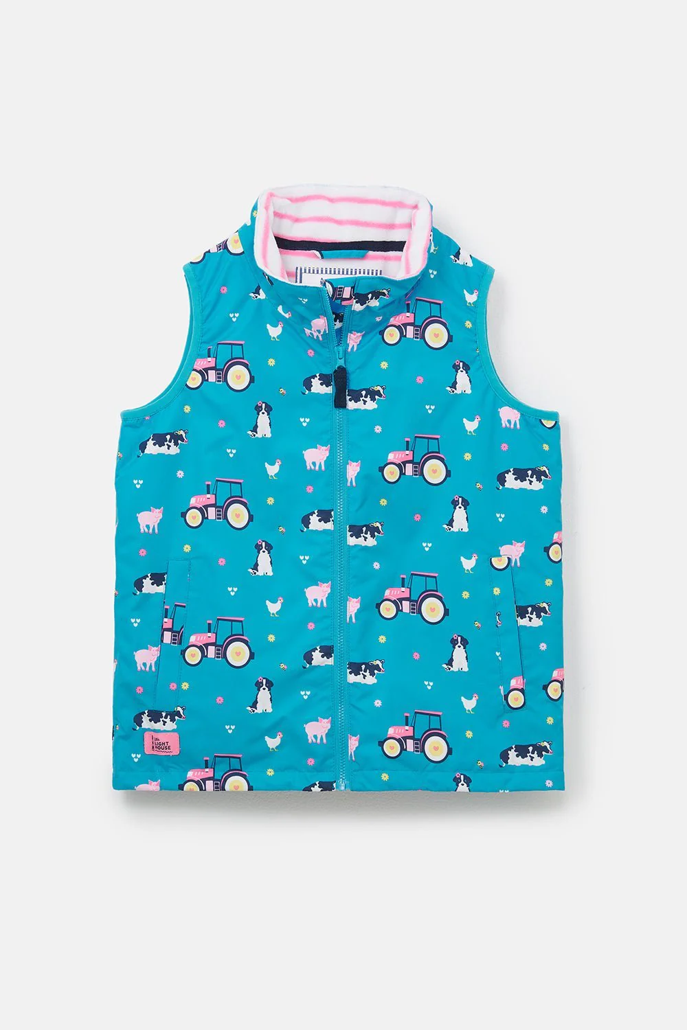 Alex Gilet - Teal Farm Print - Image 2