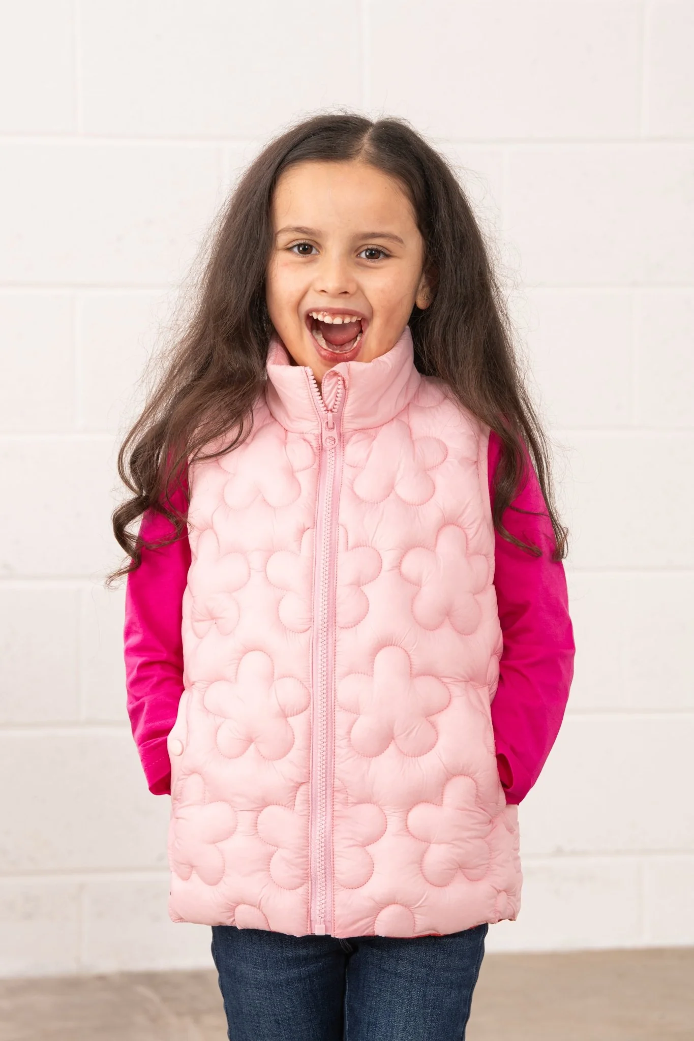 Amber Gilet - Baby Pink - Image 3