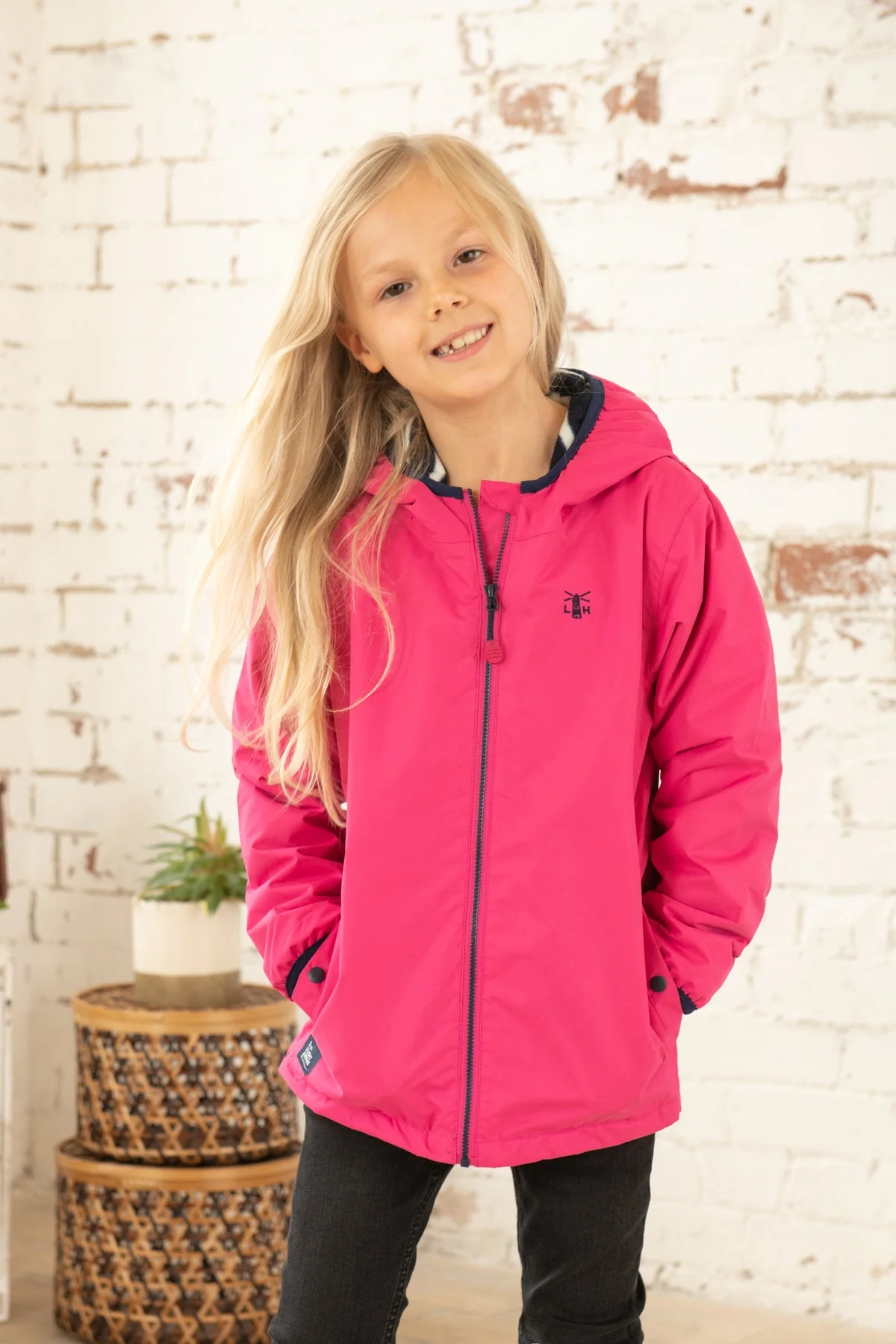 Amelia Coat - Bright Pink - Image 3