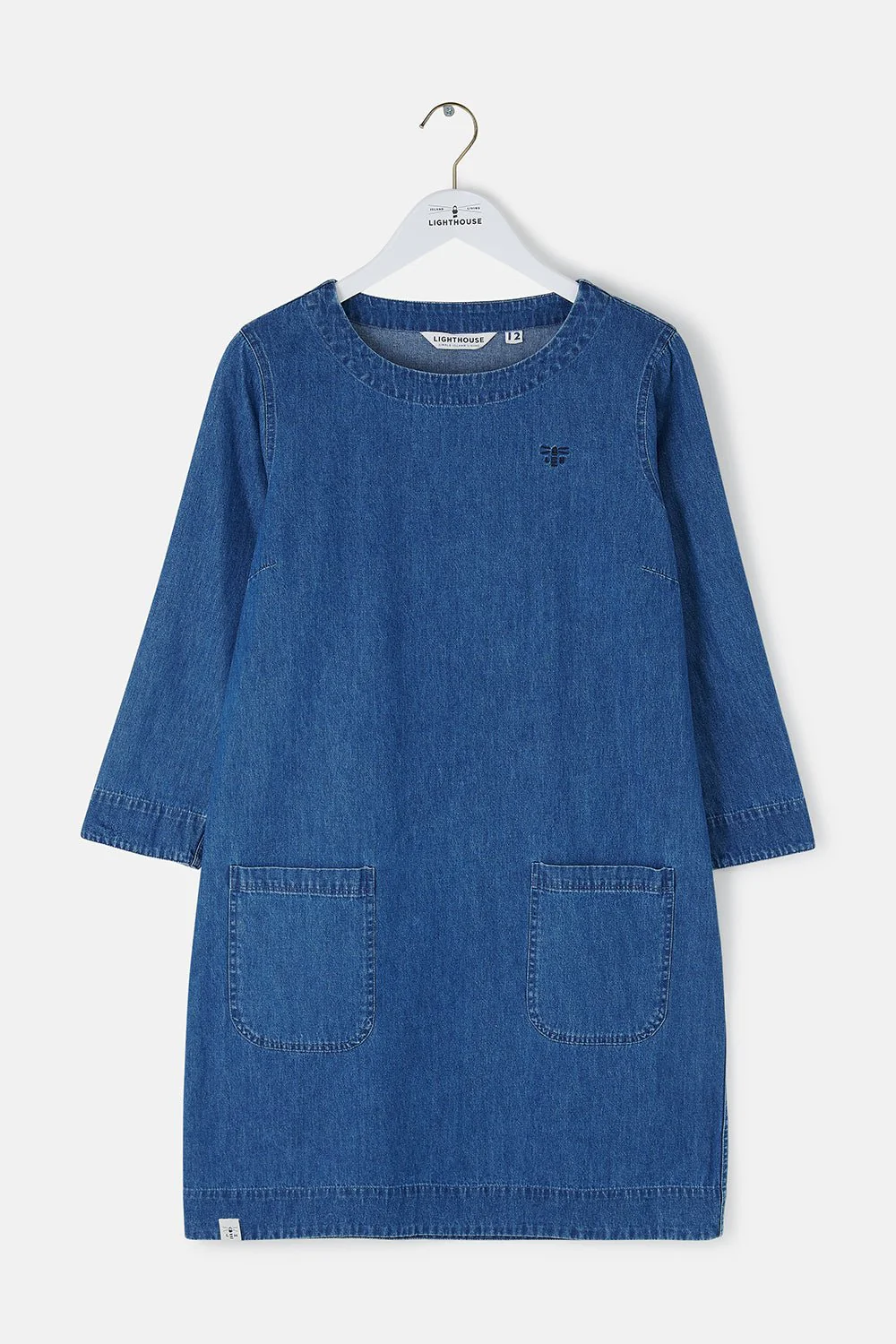 Anna Dress - Washed Denim - Image 13