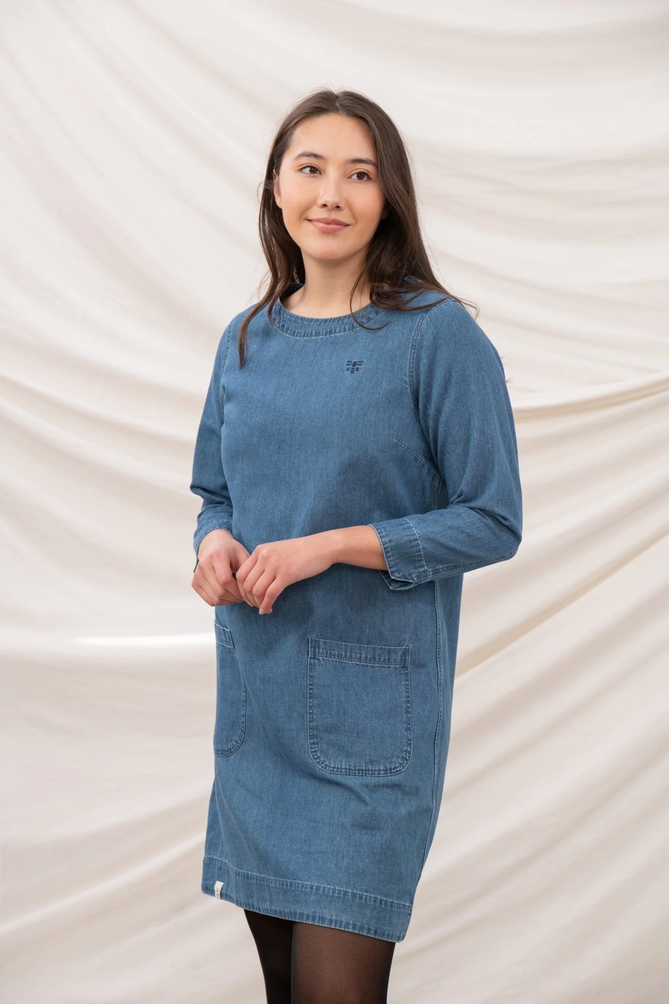Anna Dress - Washed Denim - Image 7
