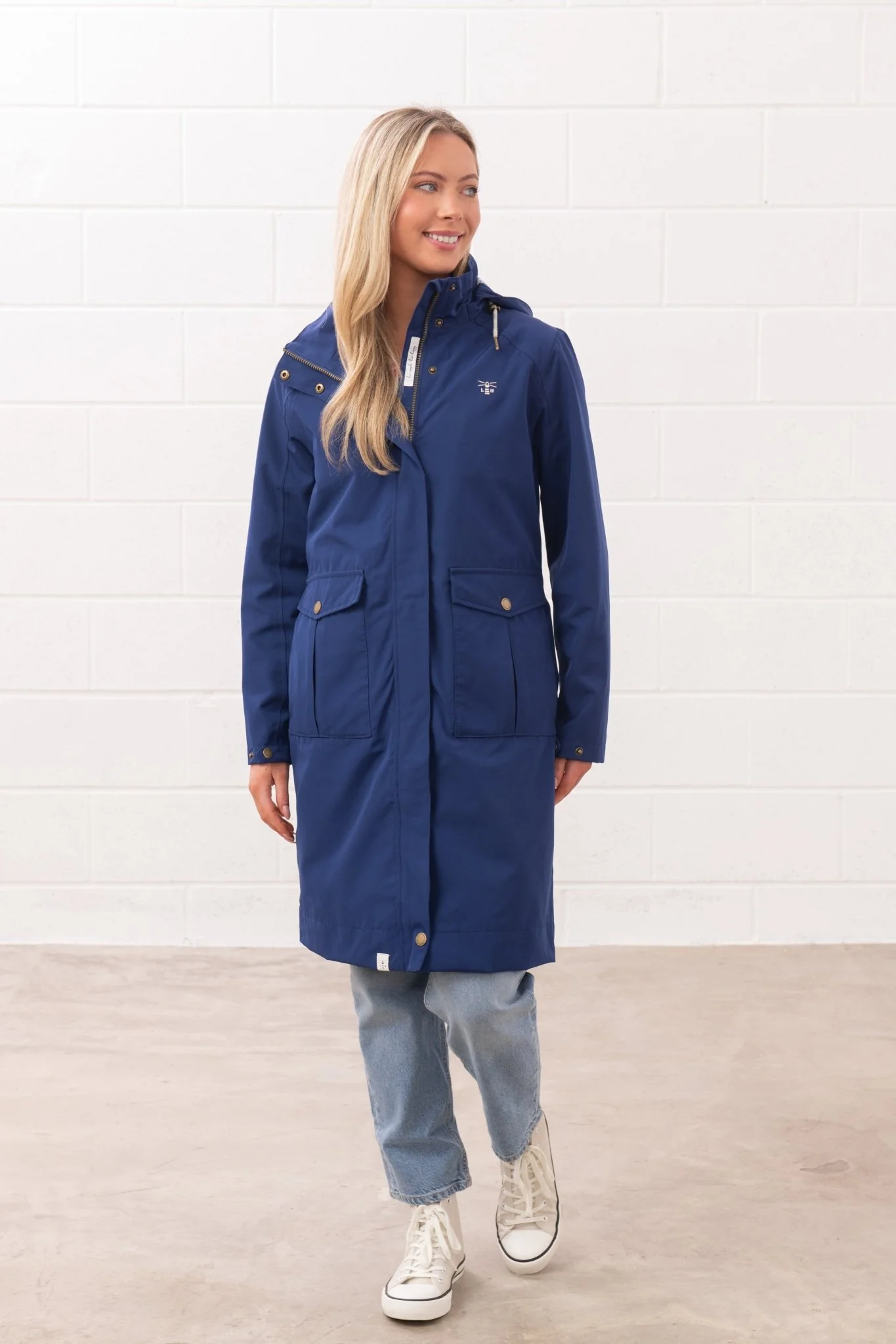 Annika Coat - Indigo - Image 3