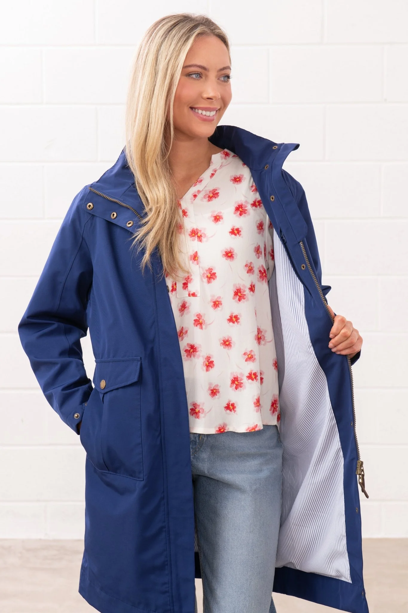Annika Coat - Indigo - Image 6