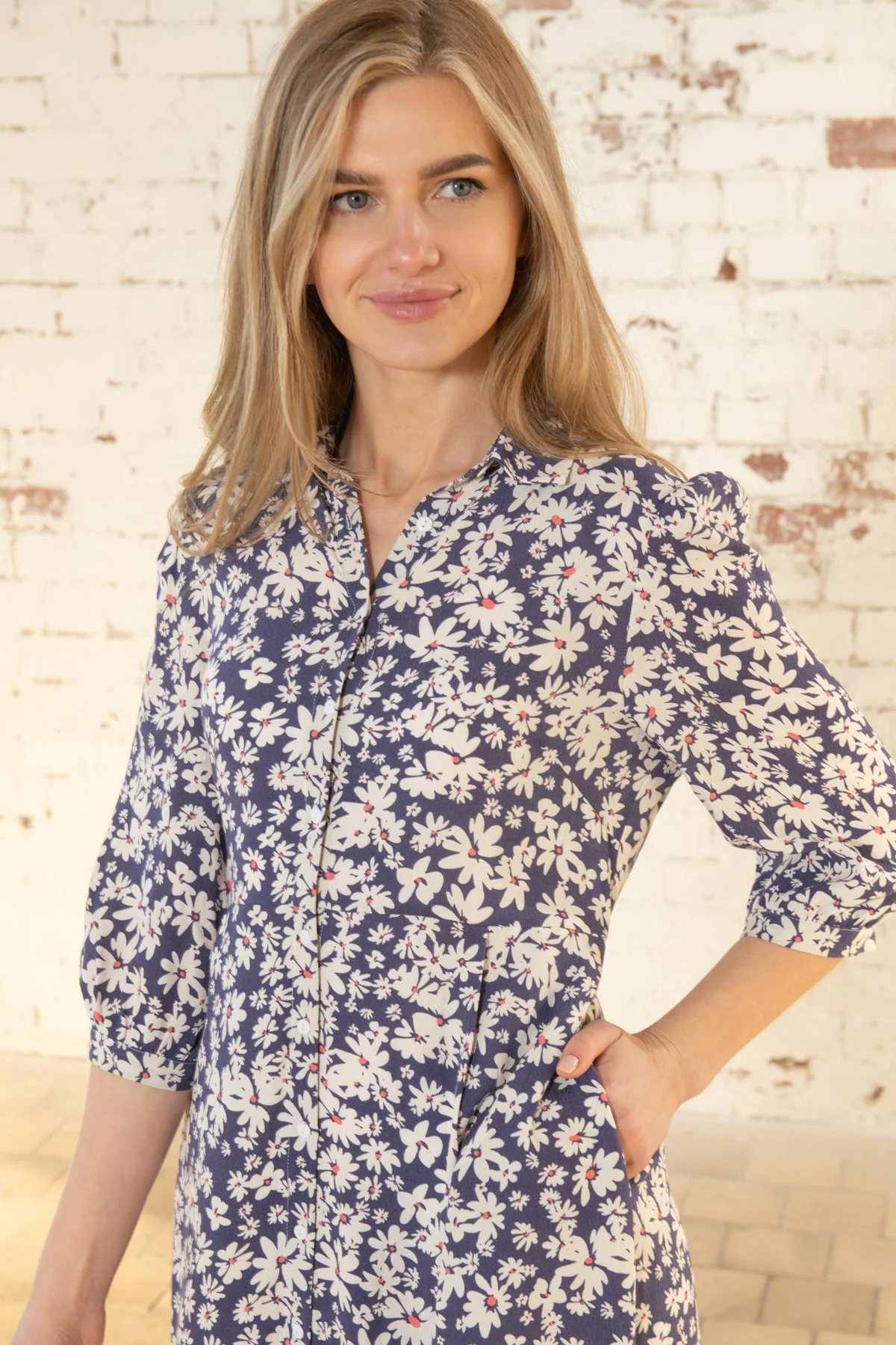 Aoife Dress - Indigo Daisy - Image 5