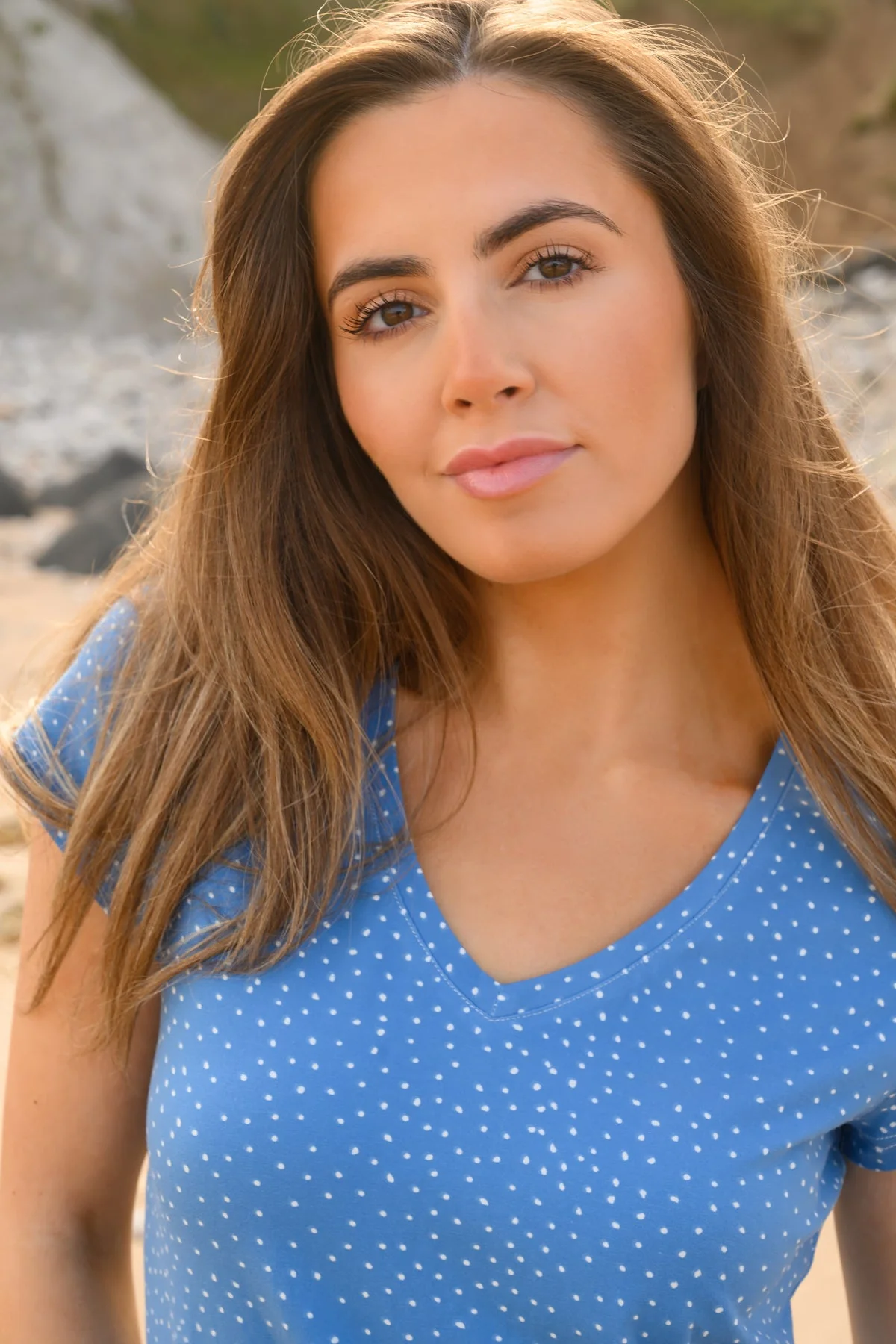 Ariana Tee - Marine Blue Dot - Image 4