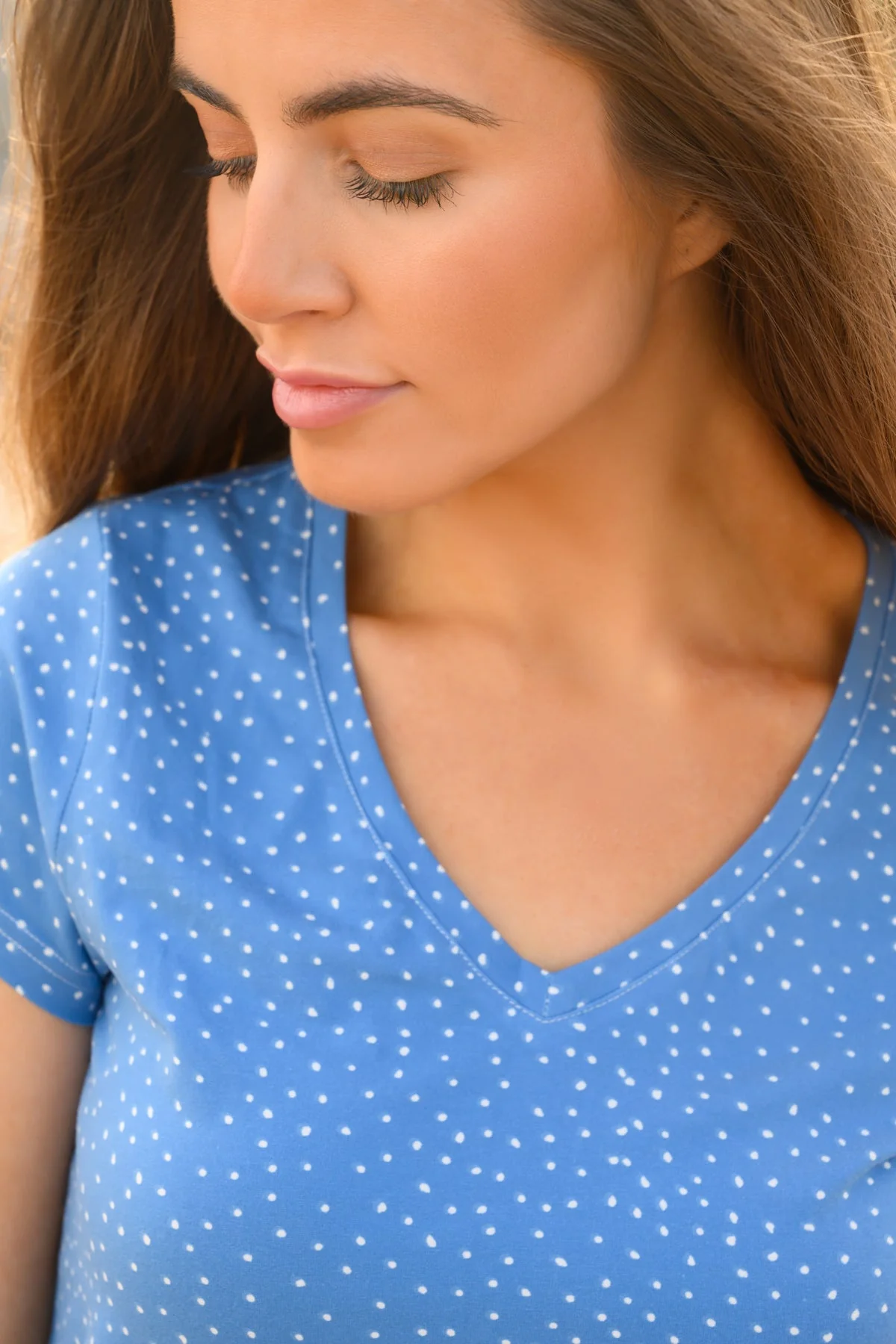 Ariana Tee - Marine Blue Dot - Image 5