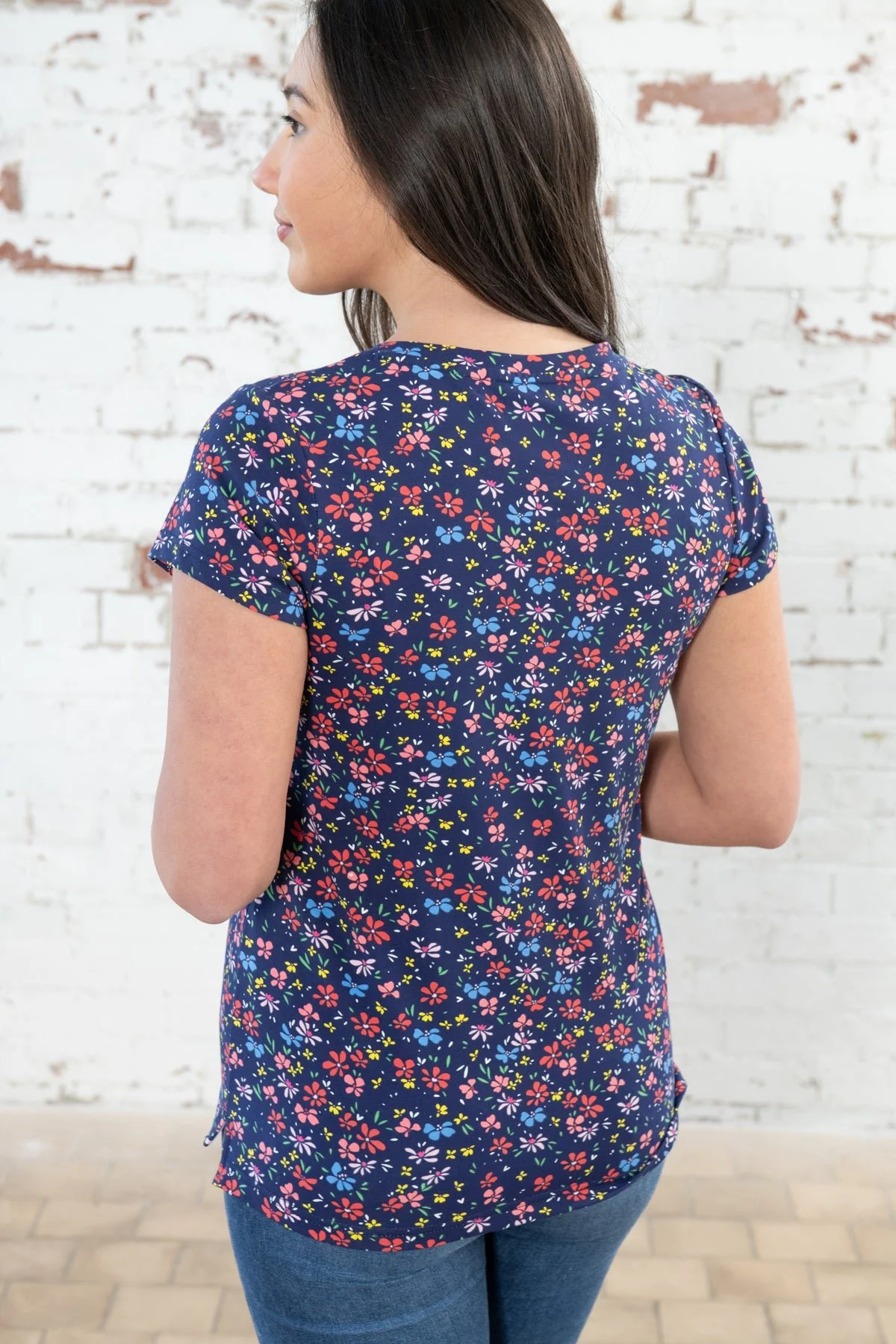 Ariana Tee - Multi Floral - Image 7