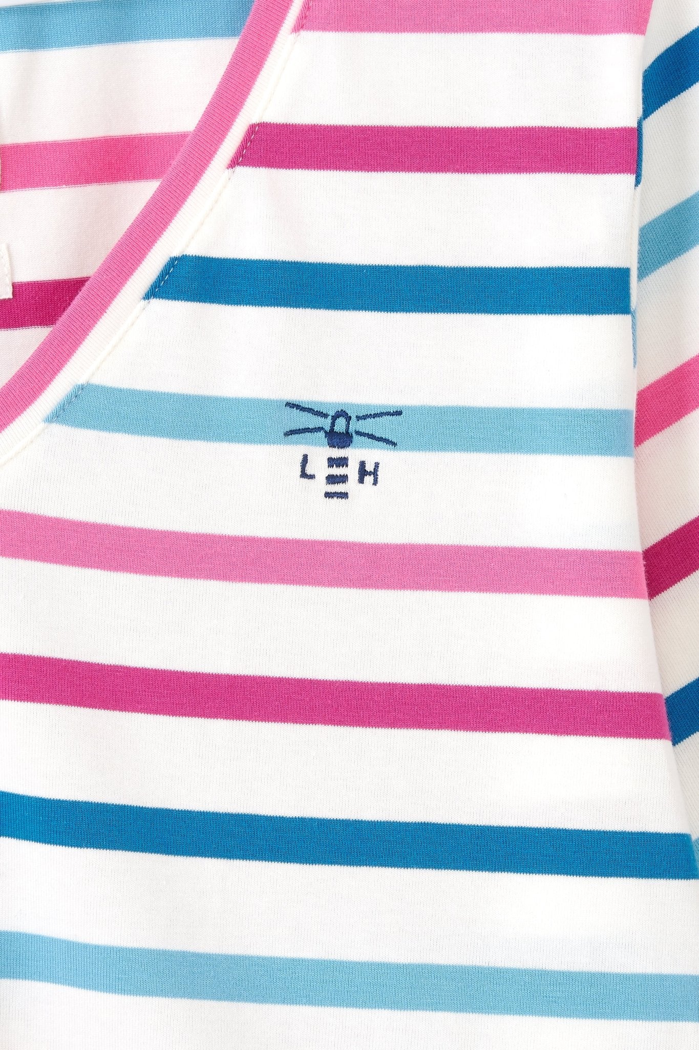Ariana Top - Berry Teal Stripe - Image 9