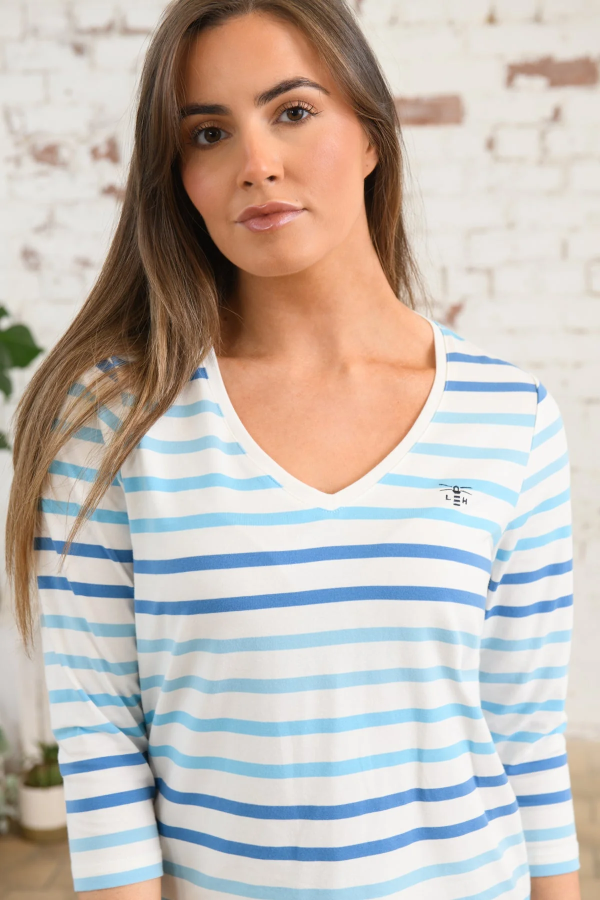 Ariana Top - Blue Stripe - Image 4