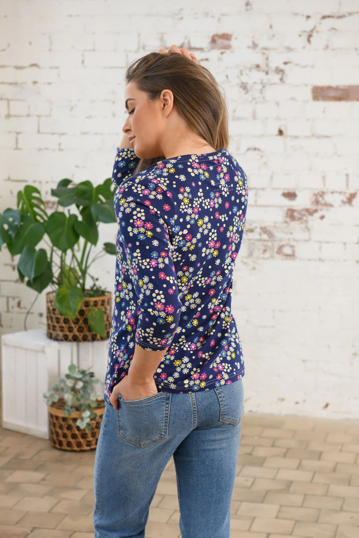 Ariana Top - Daisy Print - Image 4