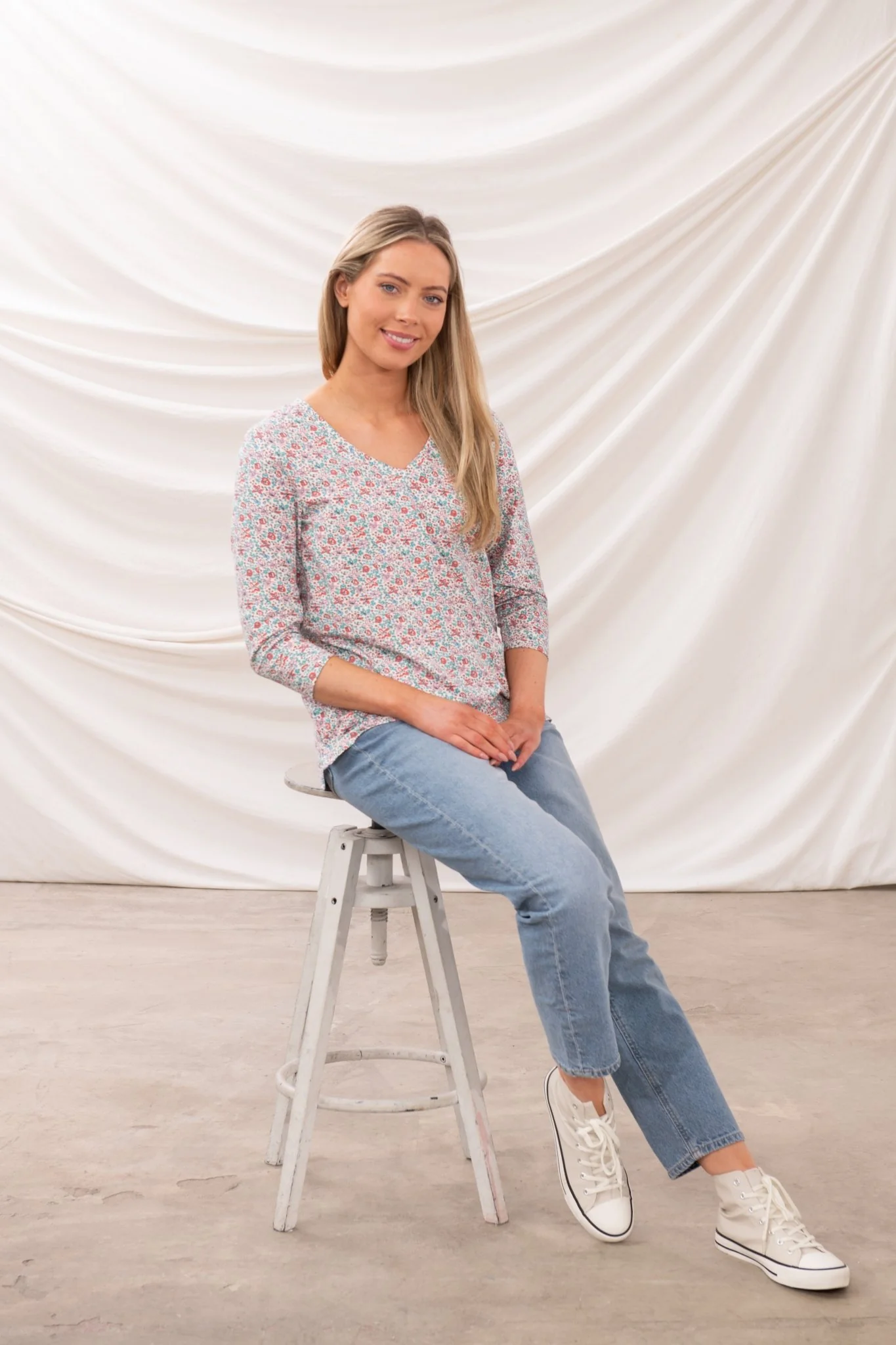 Ariana Top - Ditsy Floral - Image 6