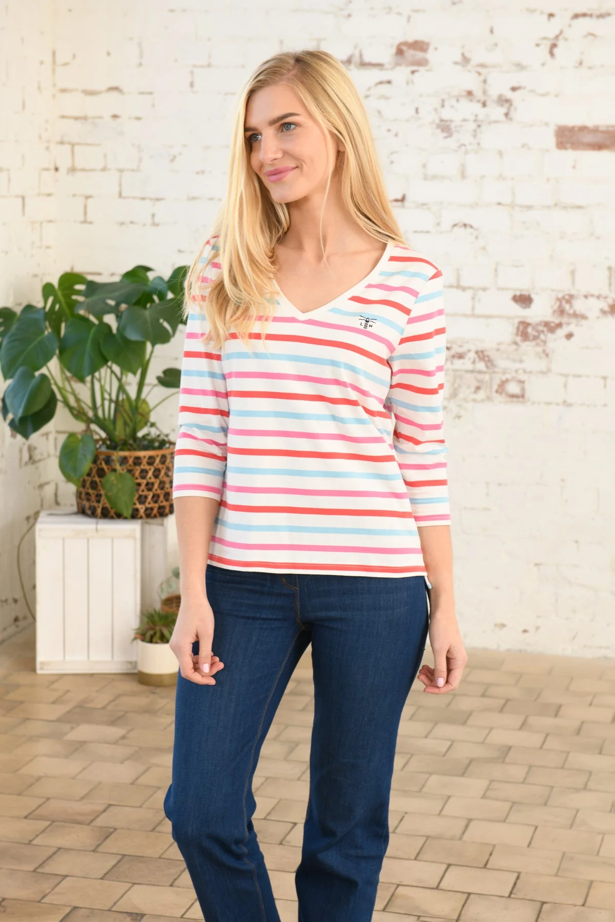 Ariana Top - Watermelon Pink Stripe - Image 5