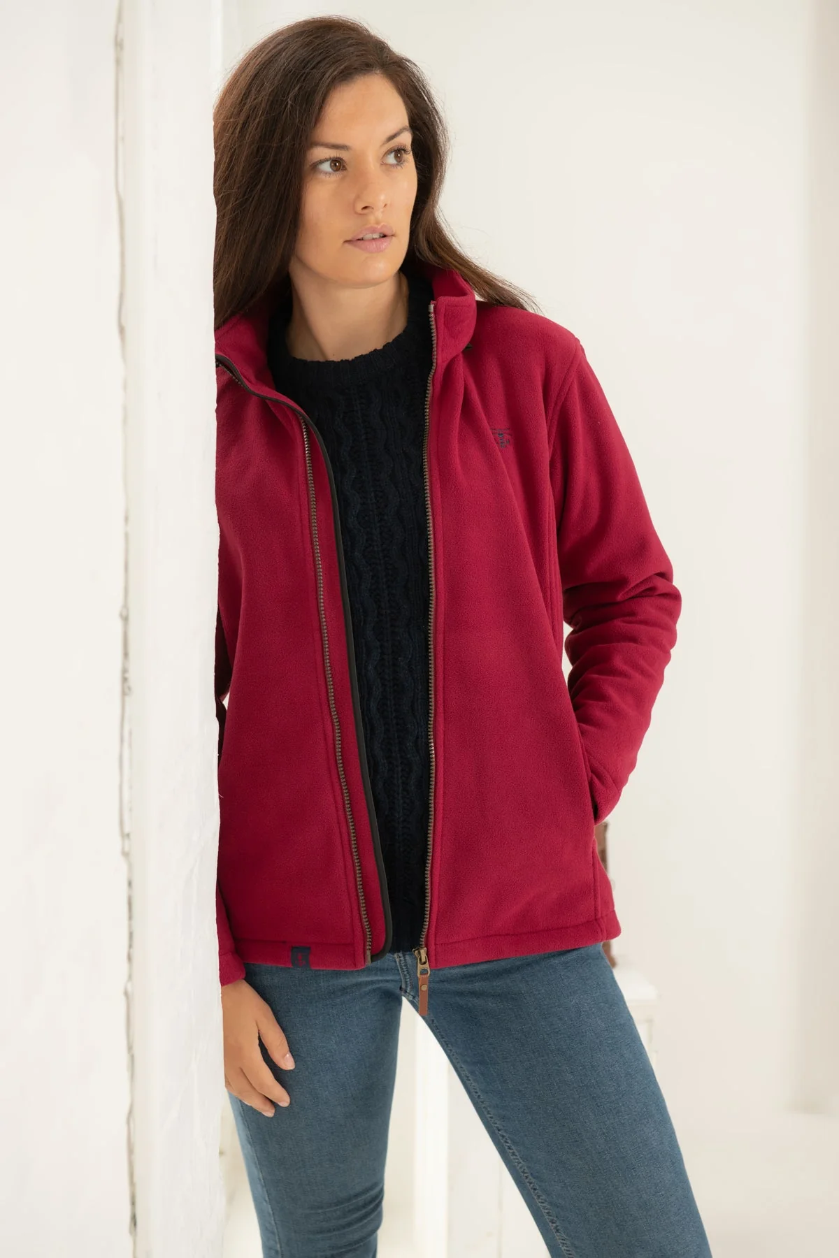 Ashby Waterproof Fleece - Berry - Image 5