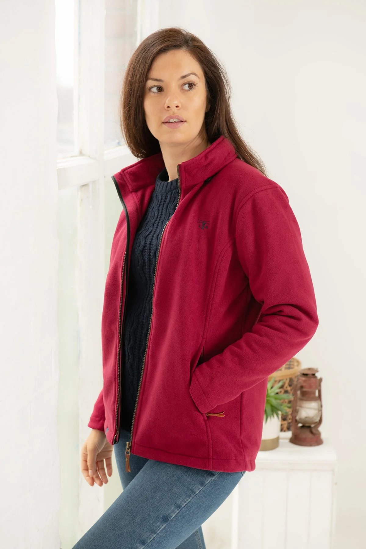 Ashby Waterproof Fleece - Berry - Image 6
