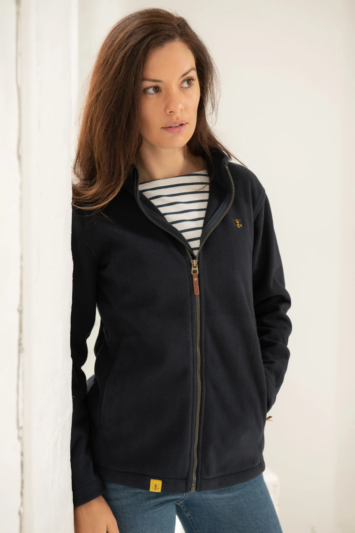 Ashby Waterproof Fleece - Navy - Image 5