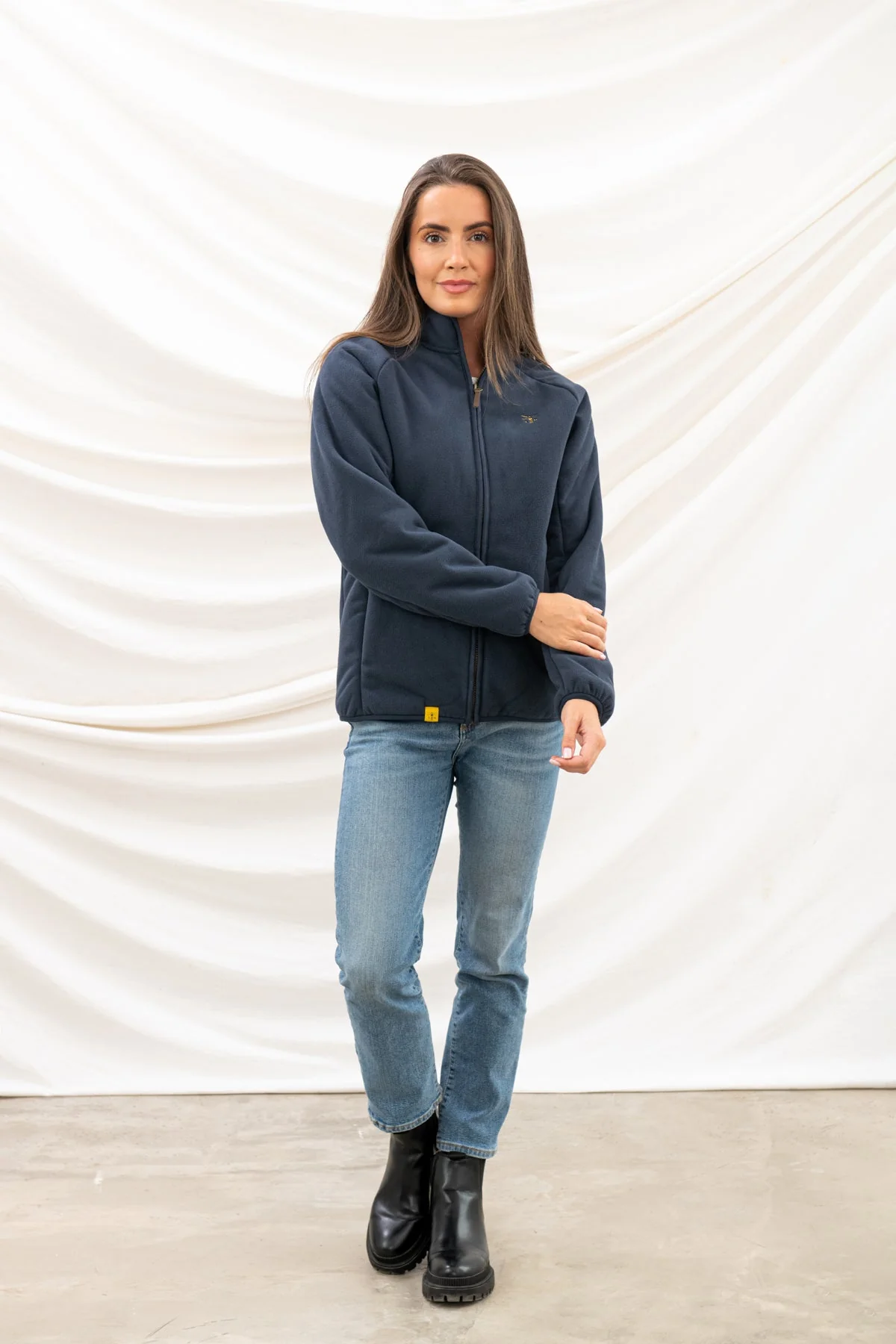 Avon Waterproof Fleece - Navy - Image 4