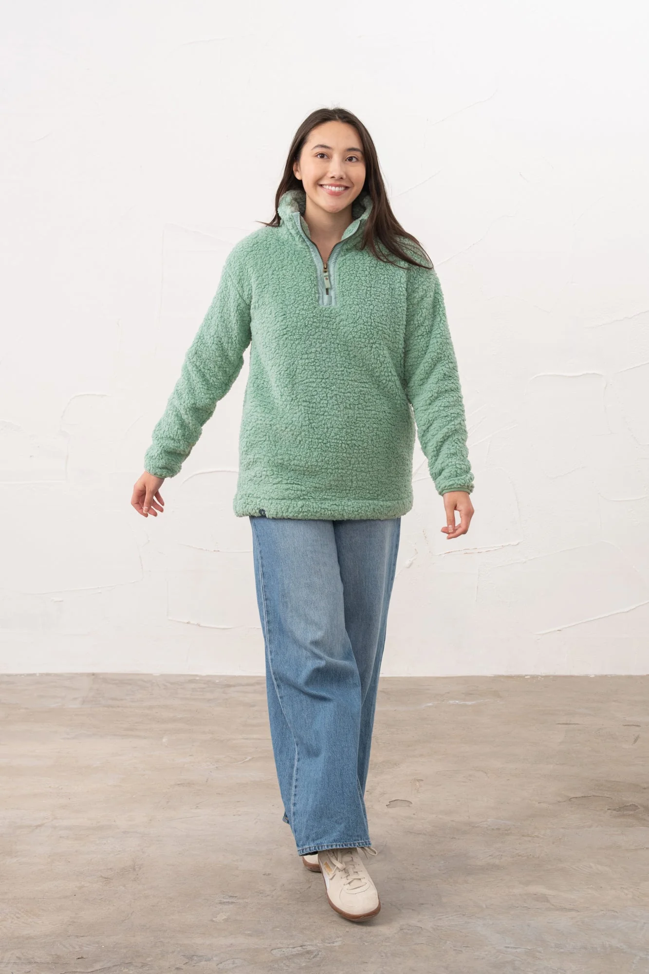 Bay Sherpa Fleece - Basil - Image 3