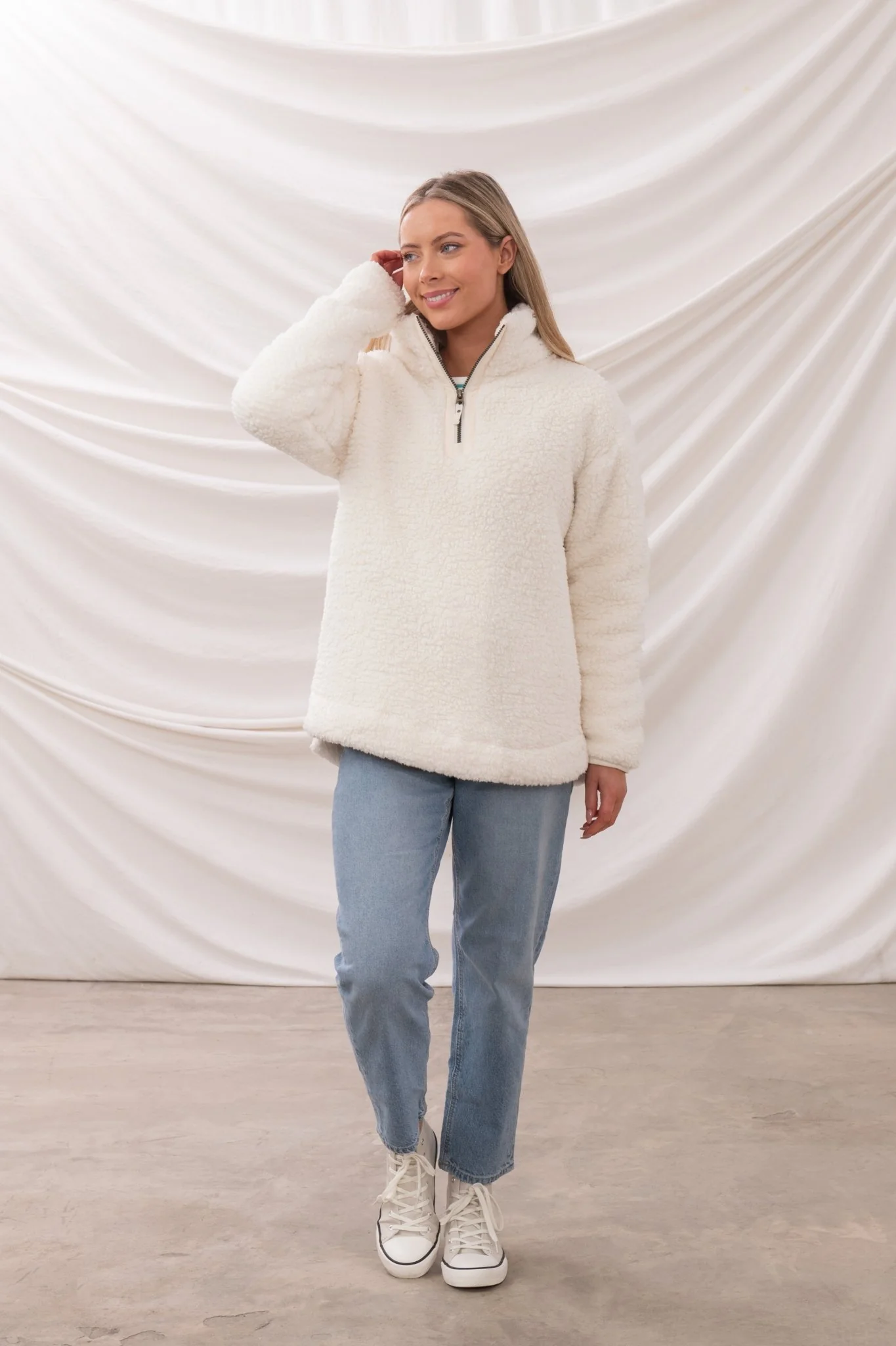 Bay Sherpa Fleece - Coconut - Image 3