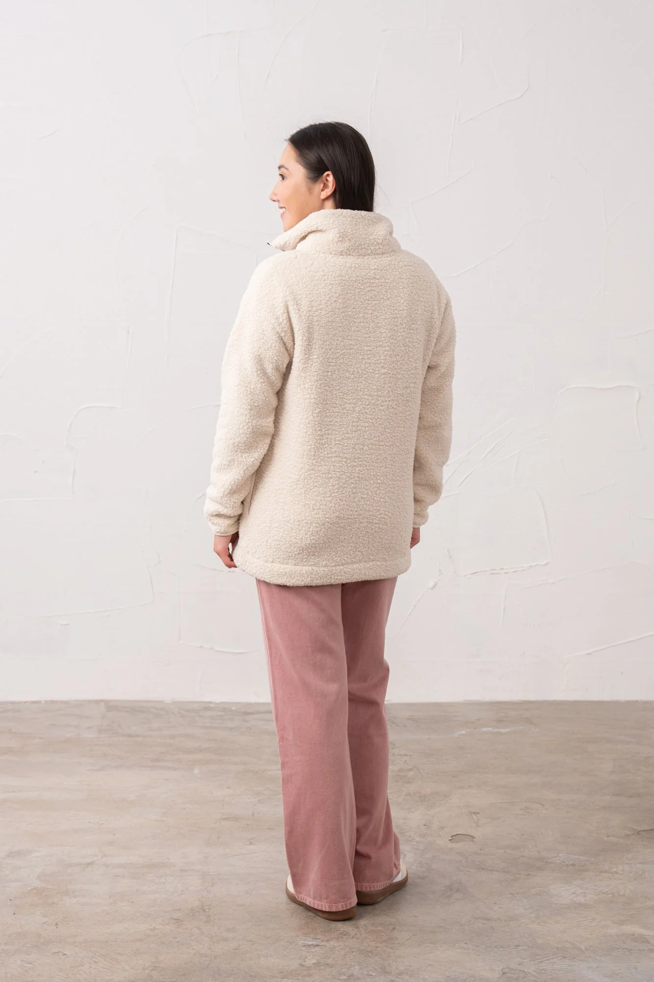 Bay Sherpa Fleece - Cream - Image 4