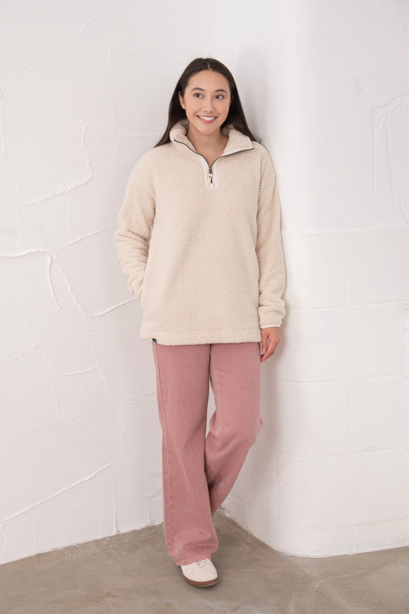 Bay Sherpa Fleece - Cream - Image 6