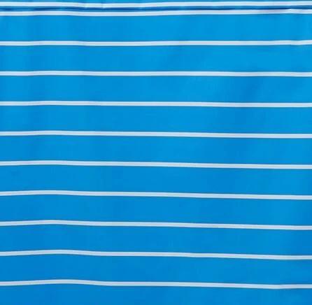 Long Beachcomber Jacket - Azure Blue Stripe - Image 9