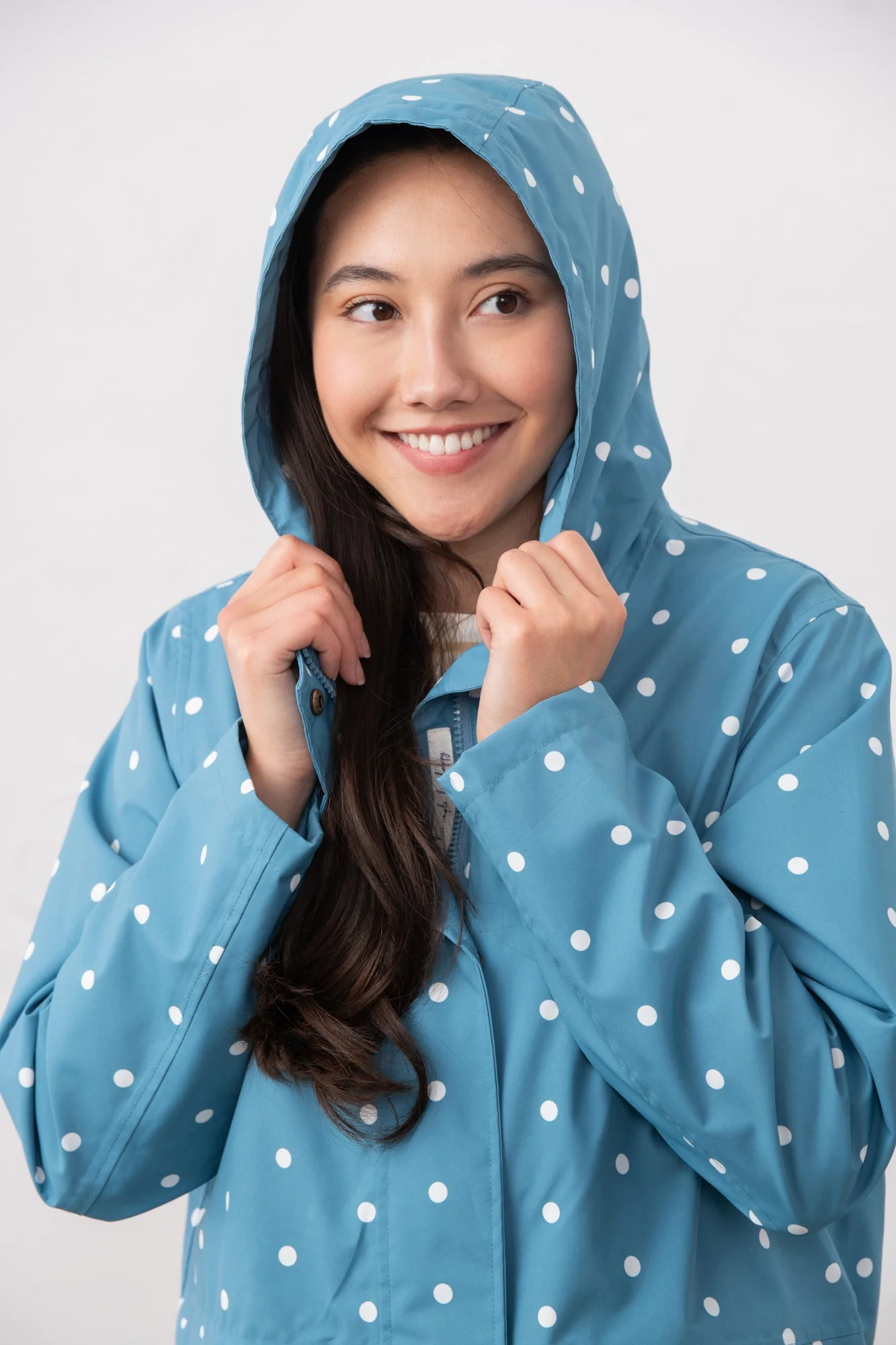 Long Beachcomber Jacket - Blue Dot - Image 4