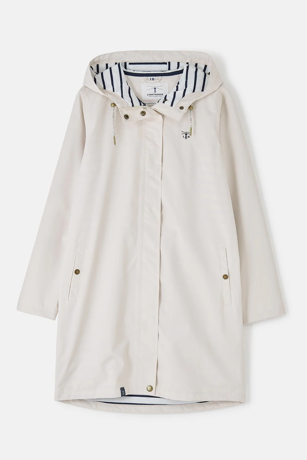 Long Beachcomber Jacket - Cream - Image 2