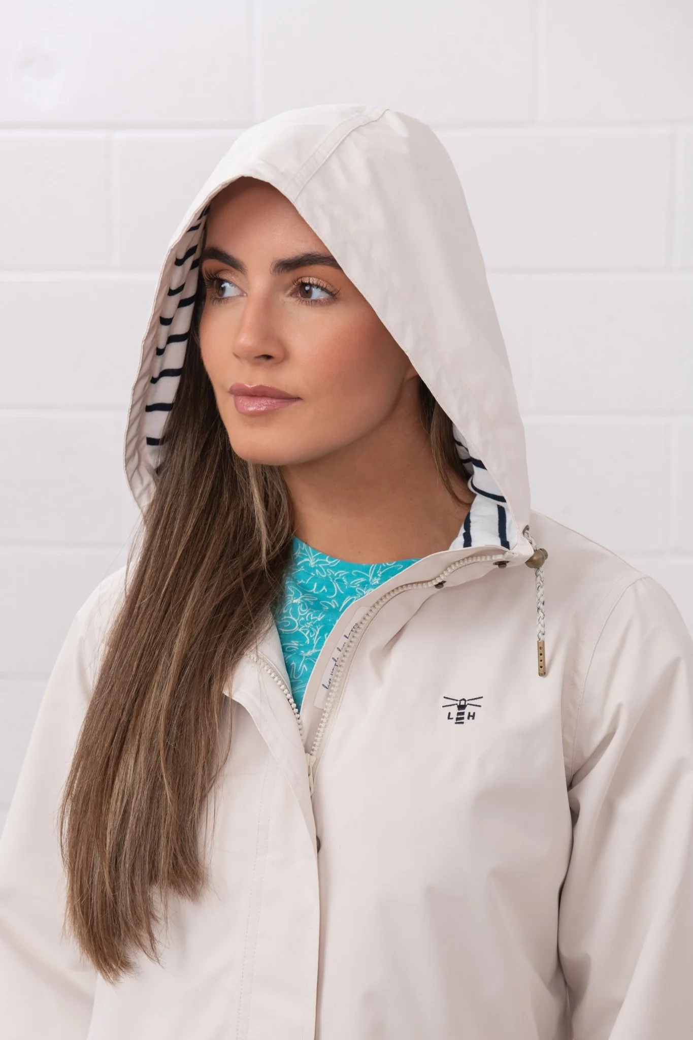 Long Beachcomber Jacket - Cream - Image 6