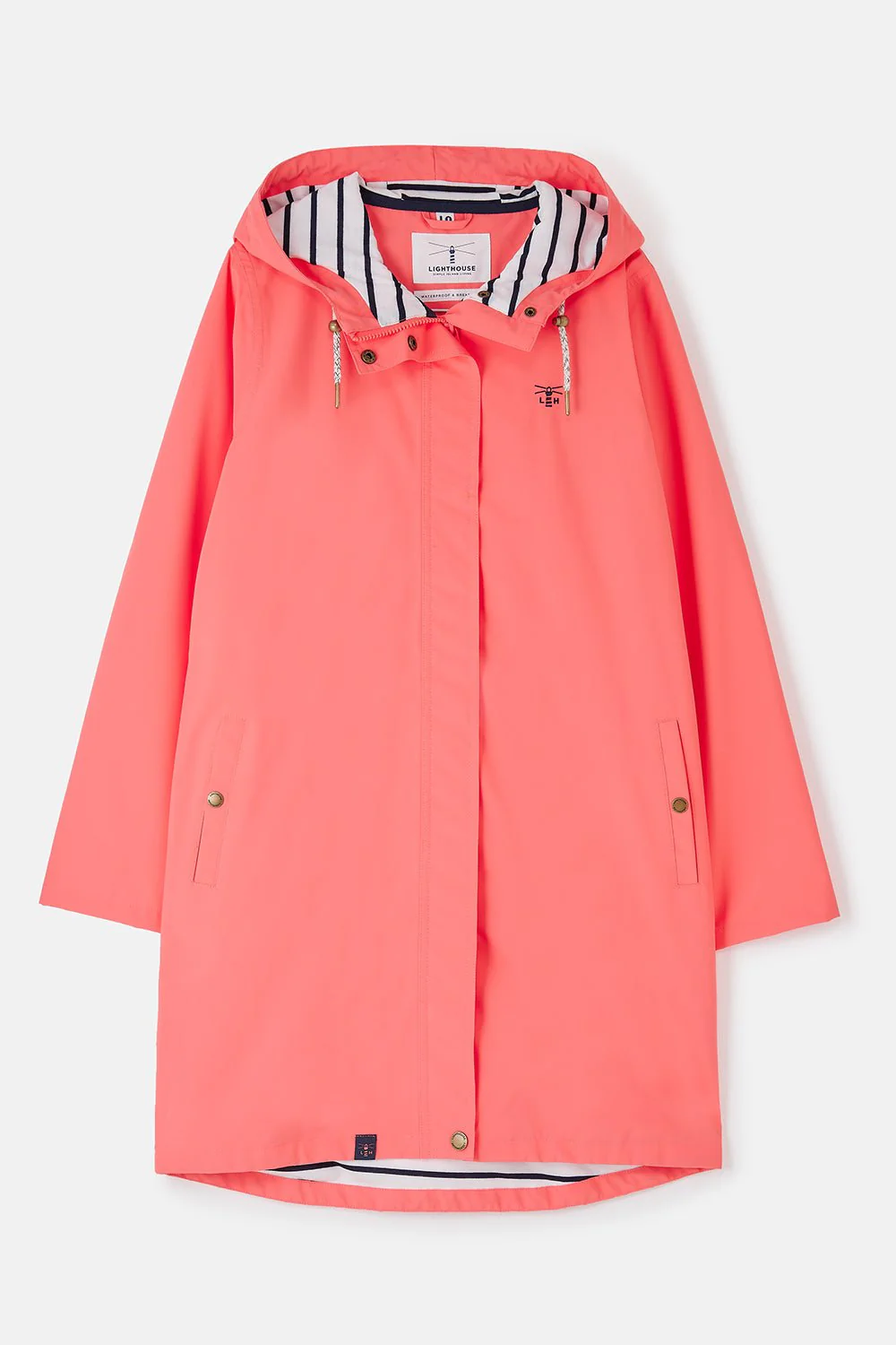 Long Beachcomber Jacket  - Deep Coral - Image 2