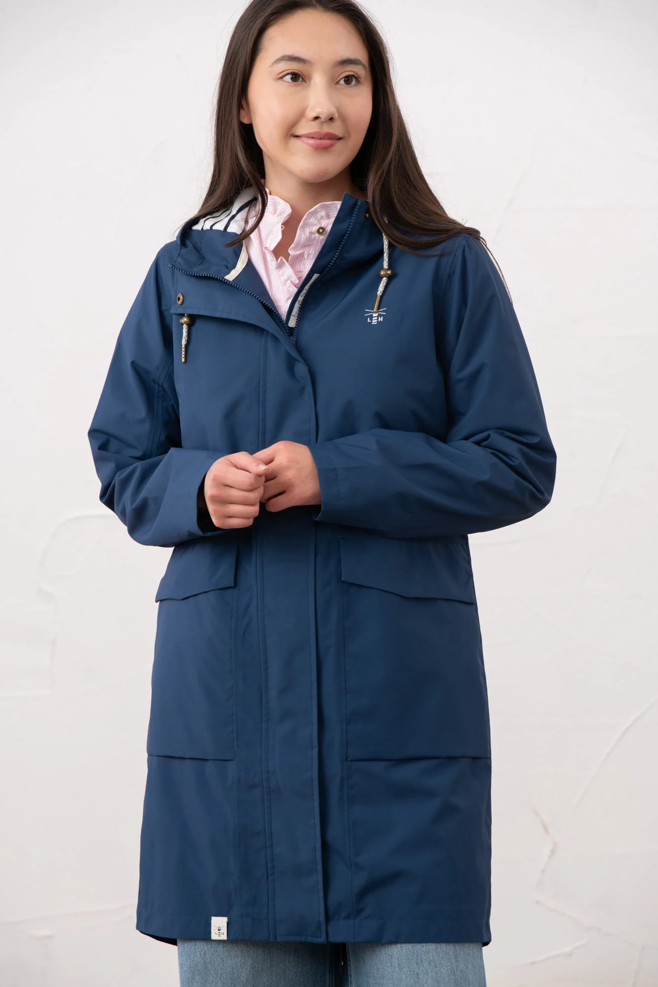 Long Beachcomber Jacket - Indigo - Image 3