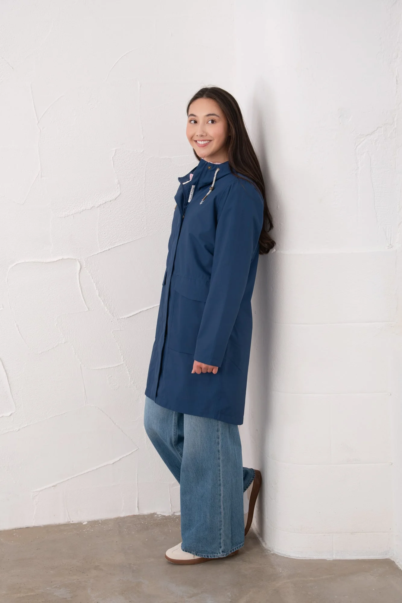 Long Beachcomber Jacket - Indigo - Image 4