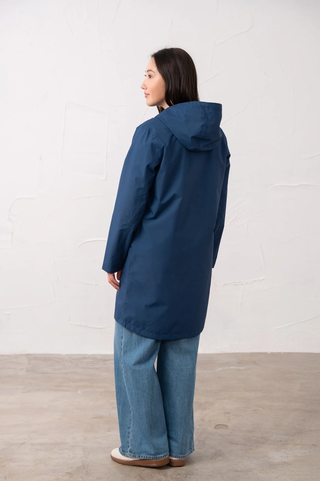Long Beachcomber Jacket - Indigo - Image 5