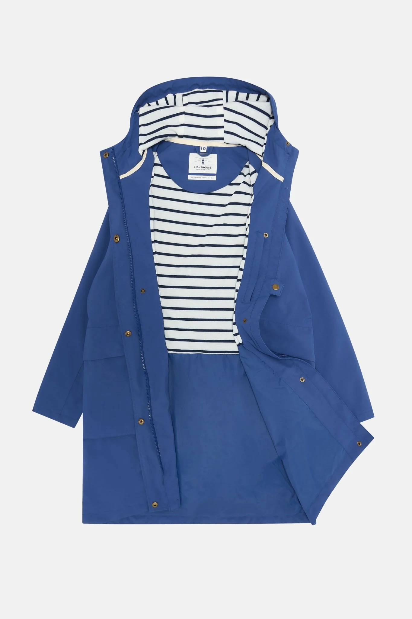 Long Beachcomber Jacket - Indigo - Image 7