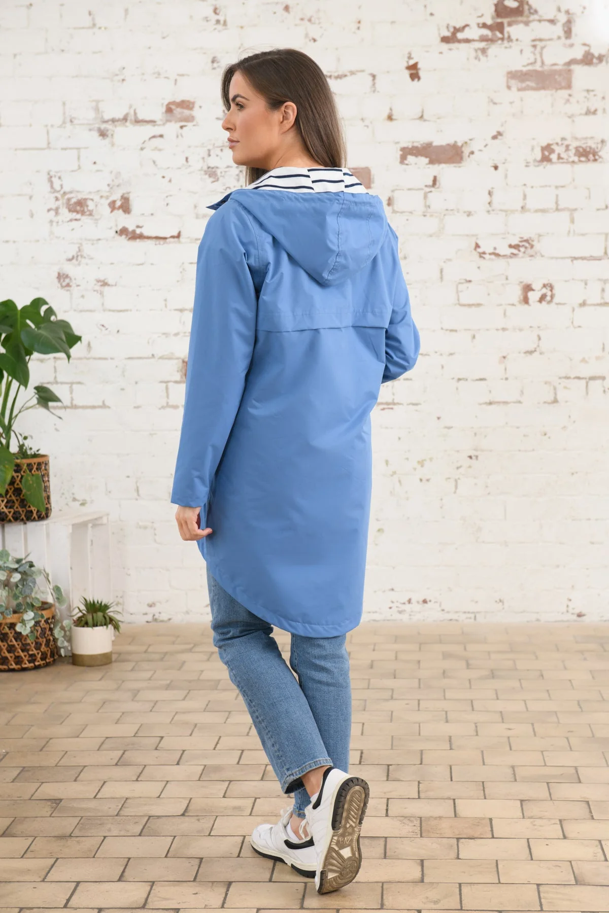 Long Beachcomber Jacket -  Marine Blue - Image 5
