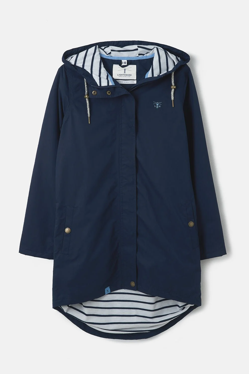 Long Beachcomber Jacket - Navy - Image 3