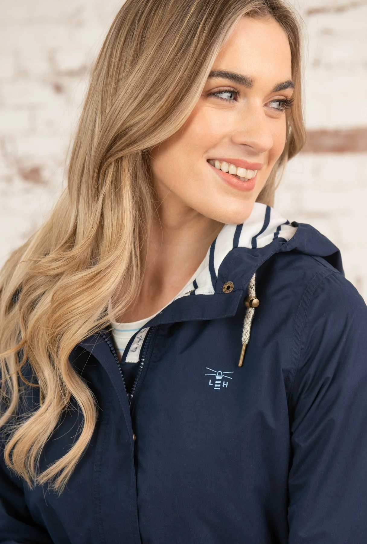 Long Beachcomber Jacket - Navy - Image 8