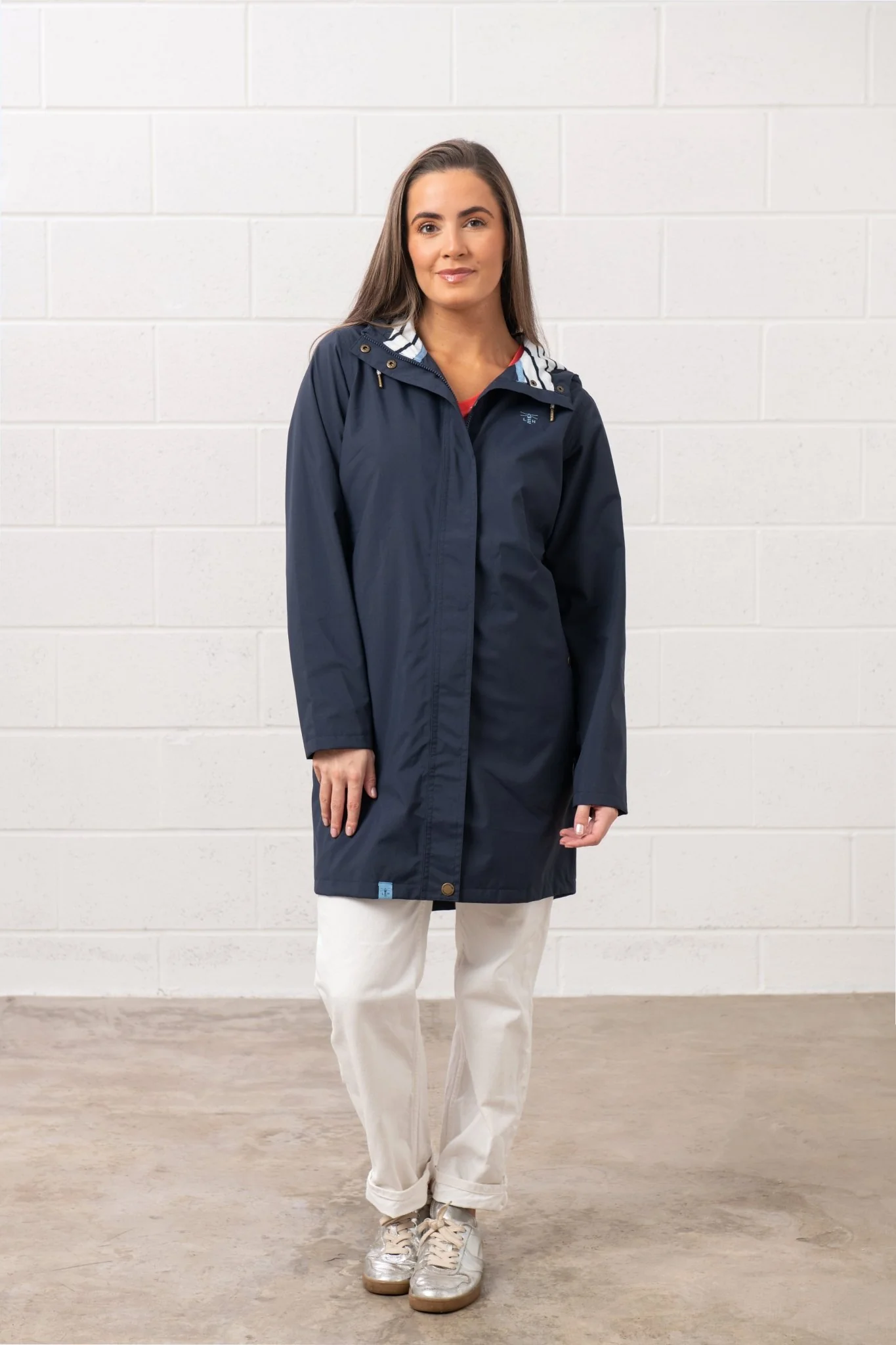 Long Beachcomber Jacket - Navy Blue - Image 4