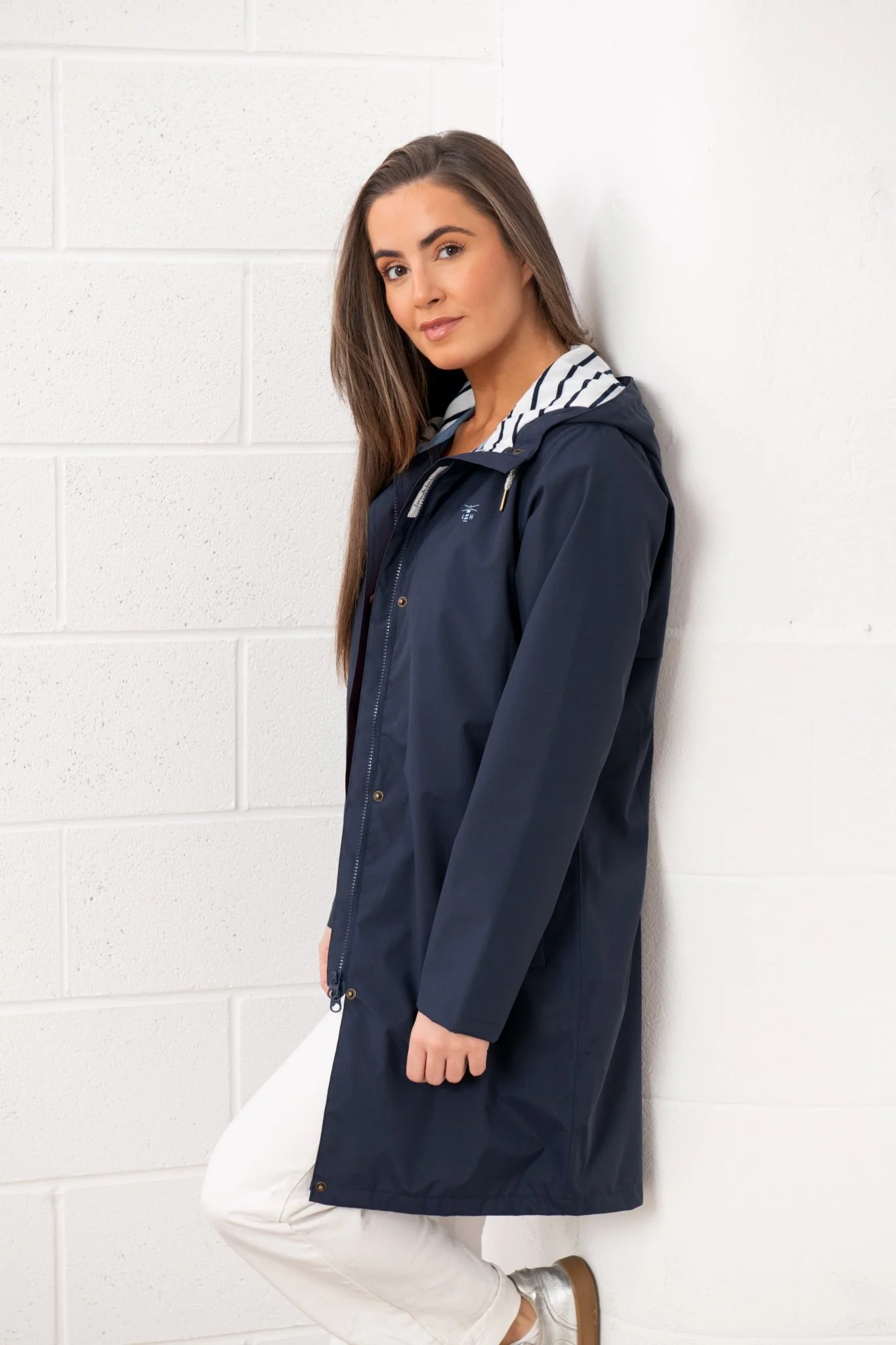 Long Beachcomber Jacket - Navy Blue - Image 7