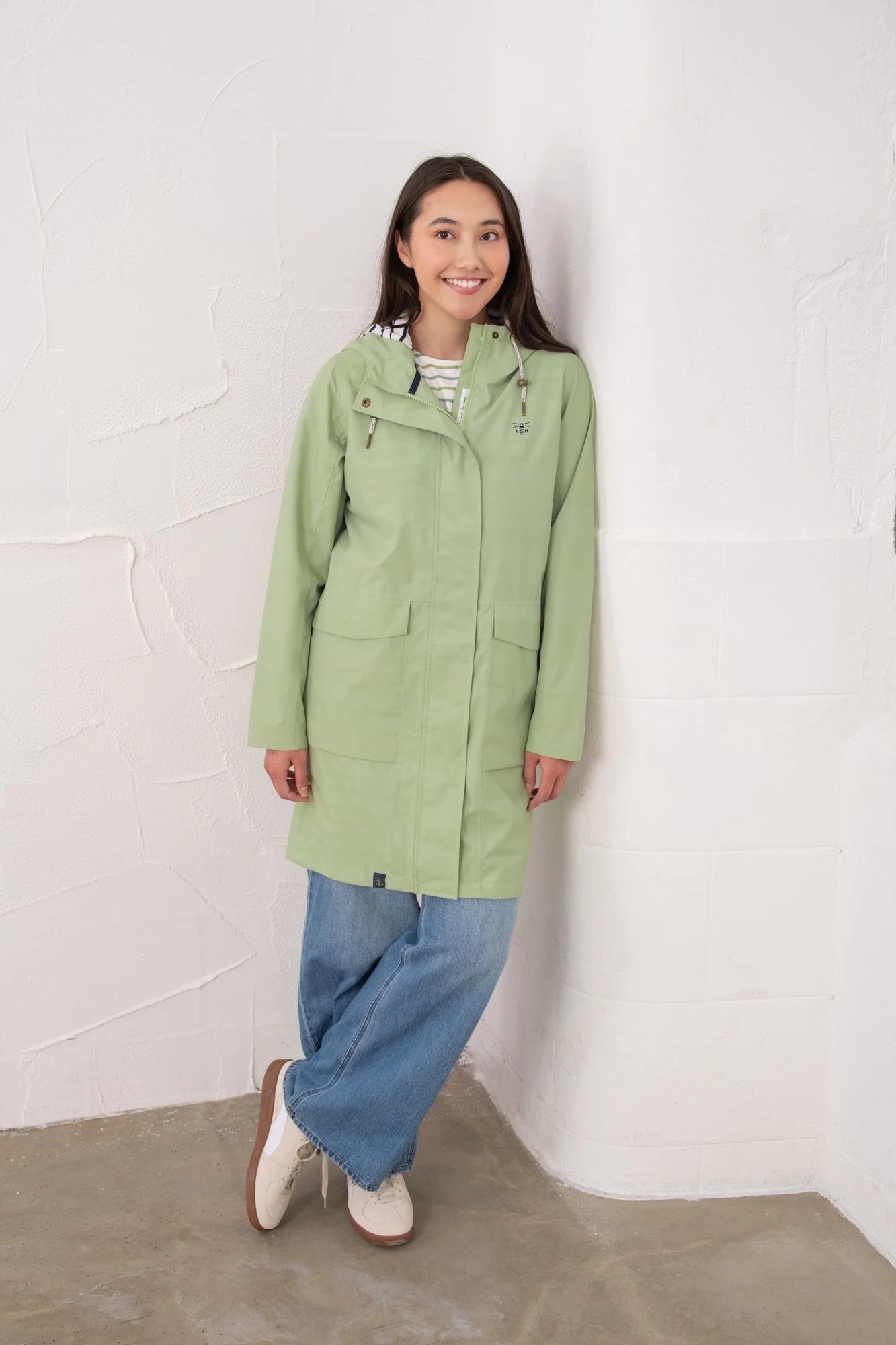 Long Beachcomber Jacket - Pistachio - Image 3