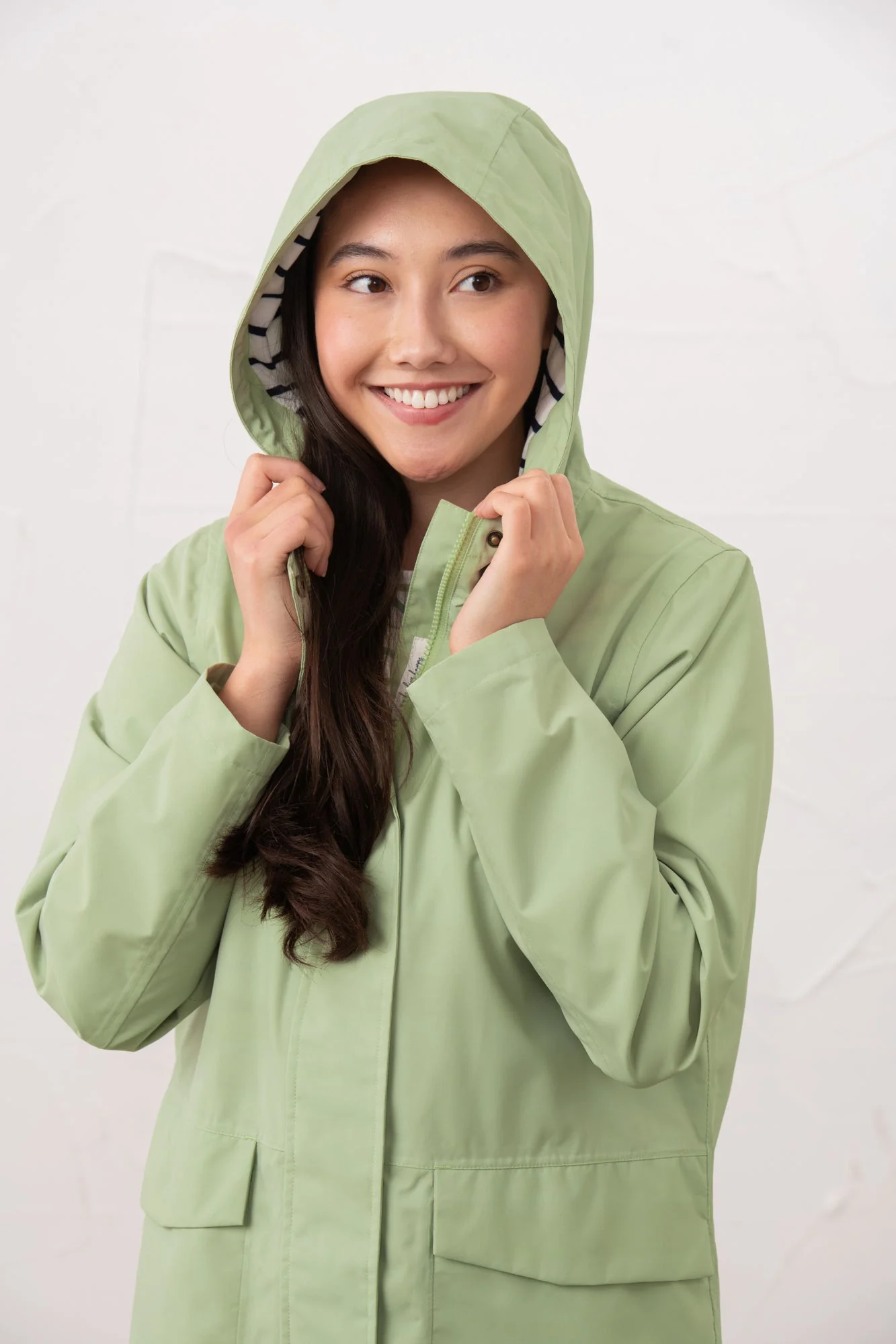 Long Beachcomber Jacket - Pistachio - Image 4