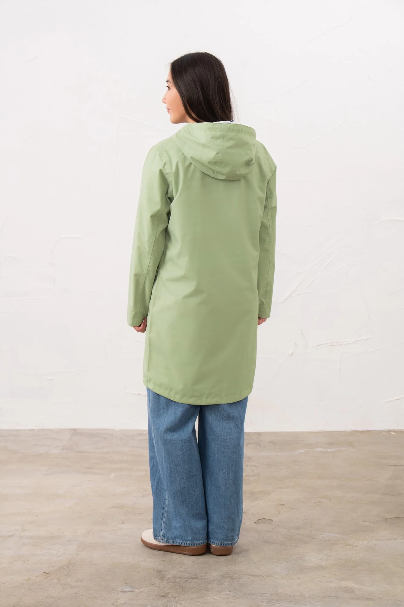 Long Beachcomber Jacket - Pistachio - Image 5