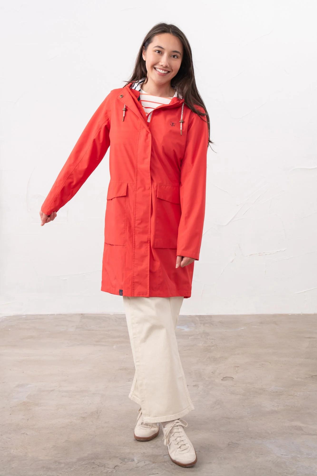 Long Beachcomber Jacket - Poppy - Image 3