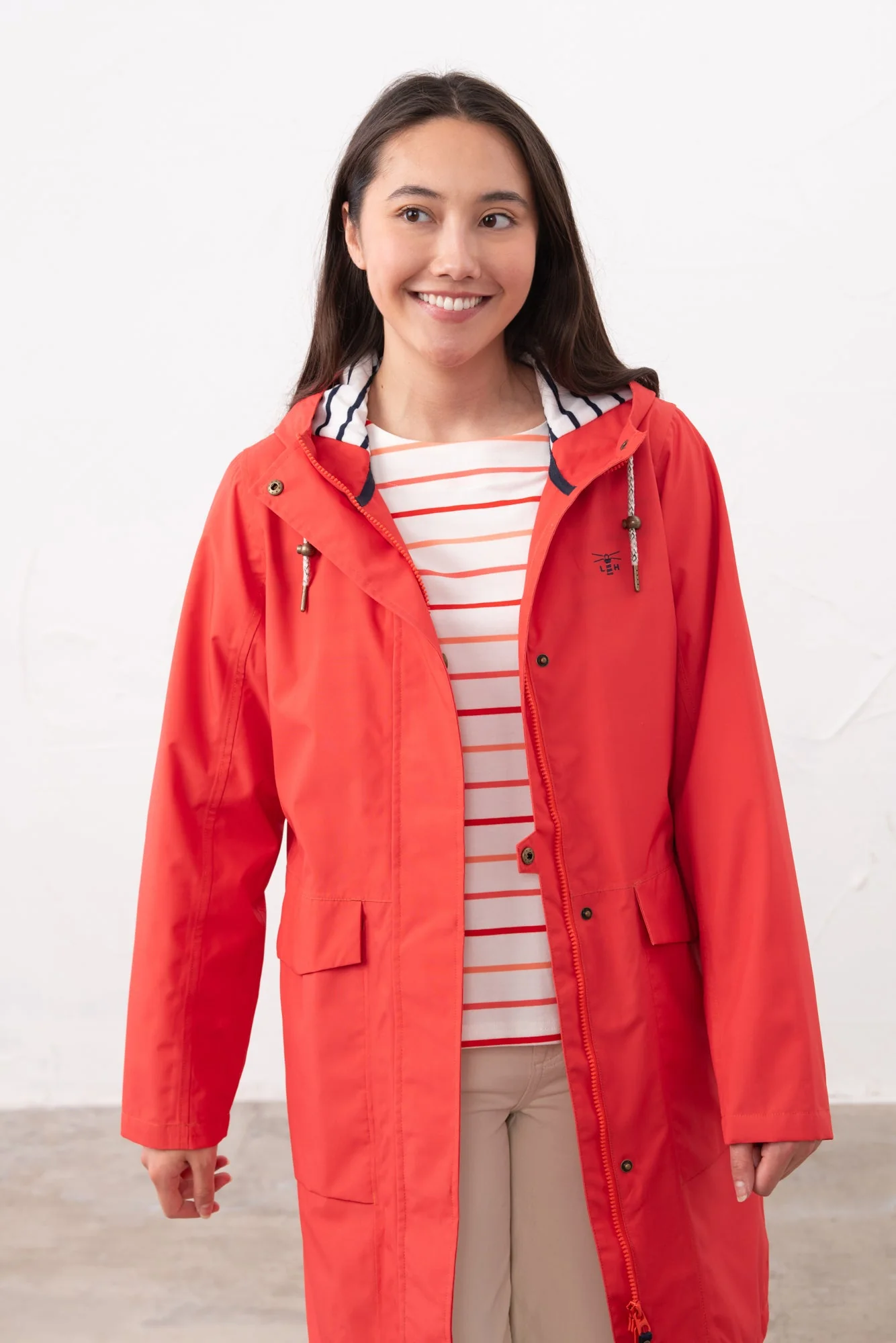 Long Beachcomber Jacket - Poppy - Image 4