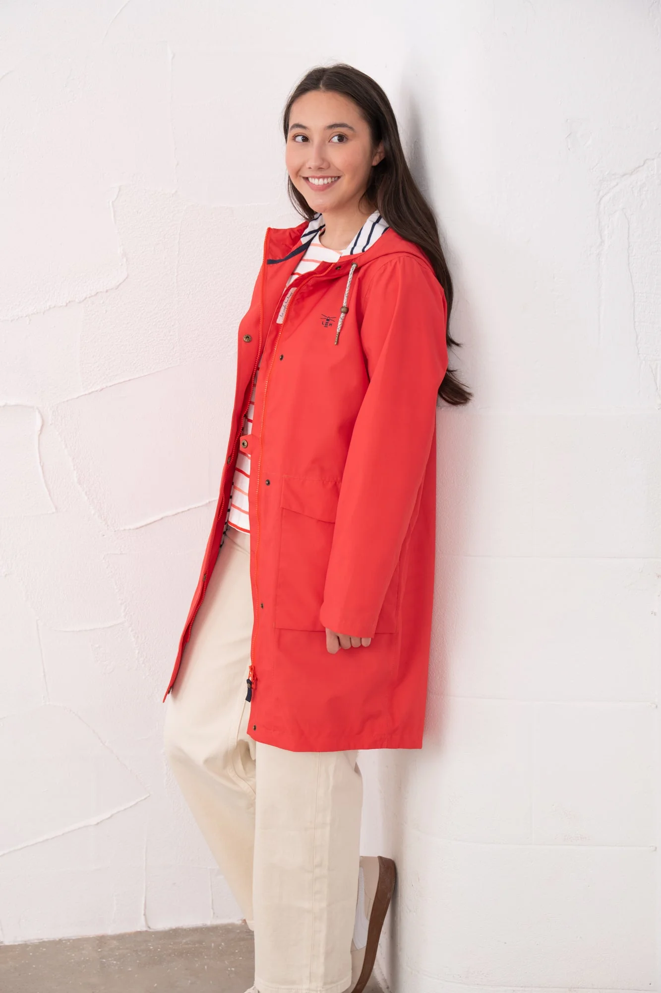 Long Beachcomber Jacket - Poppy - Image 6
