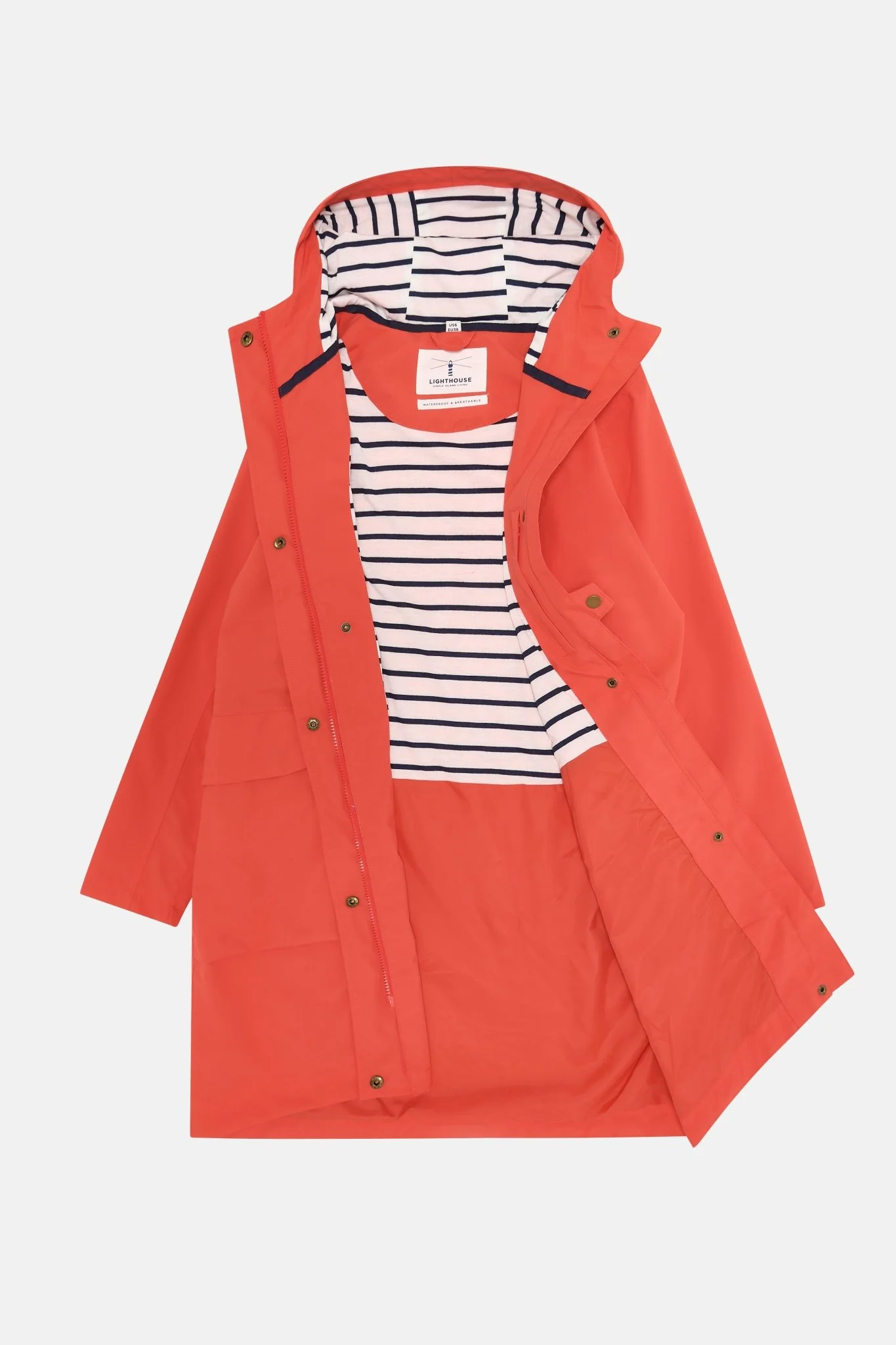 Long Beachcomber Jacket - Poppy - Image 8
