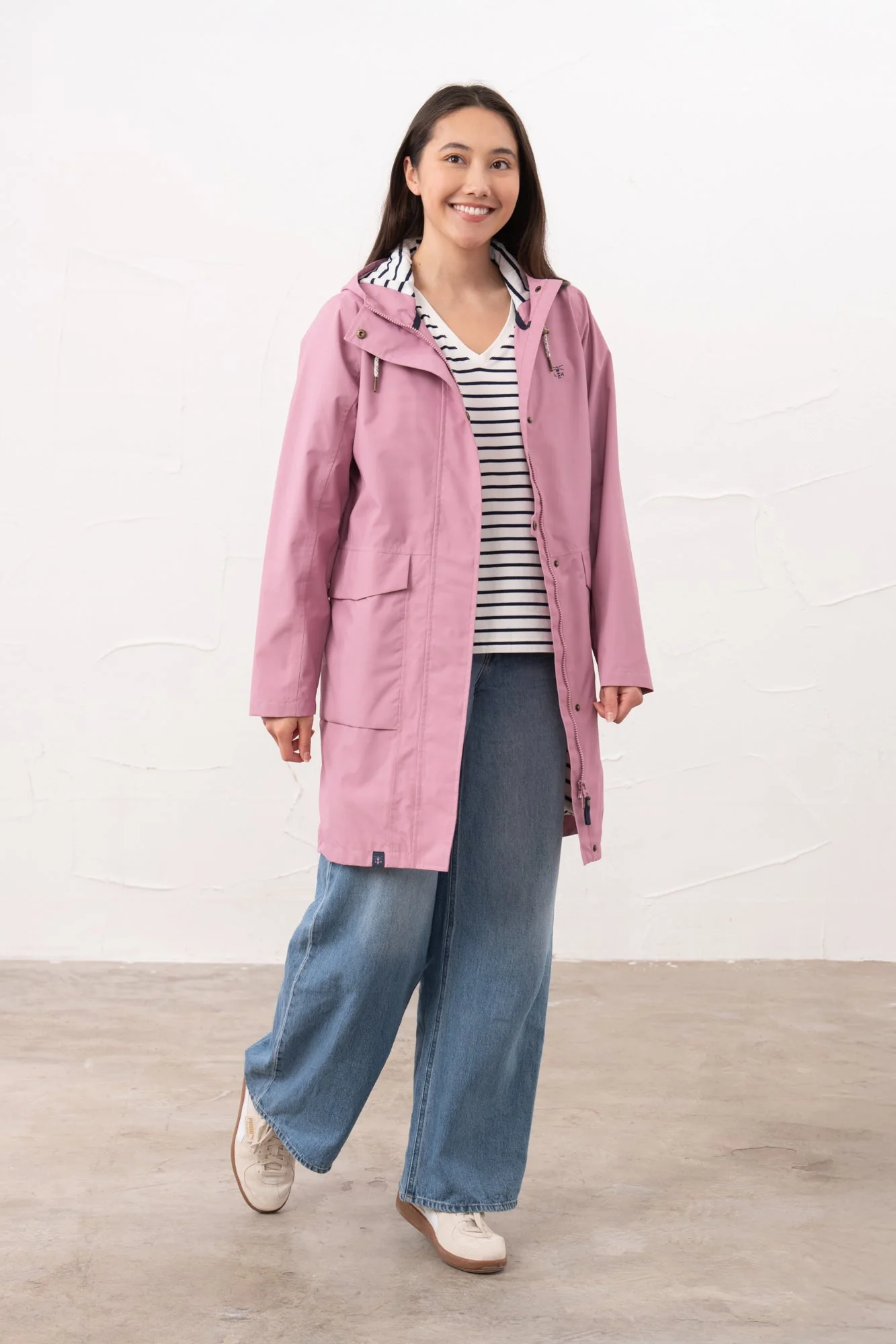 Long Beachcomber Jacket - Wild Rose - Image 3