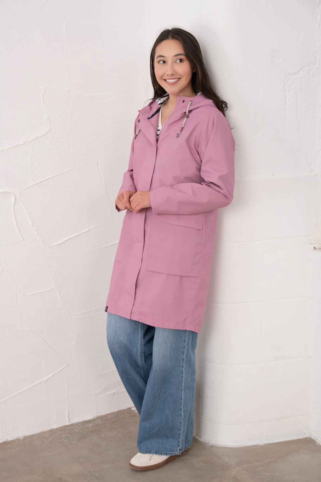 Long Beachcomber Jacket - Wild Rose - Image 7